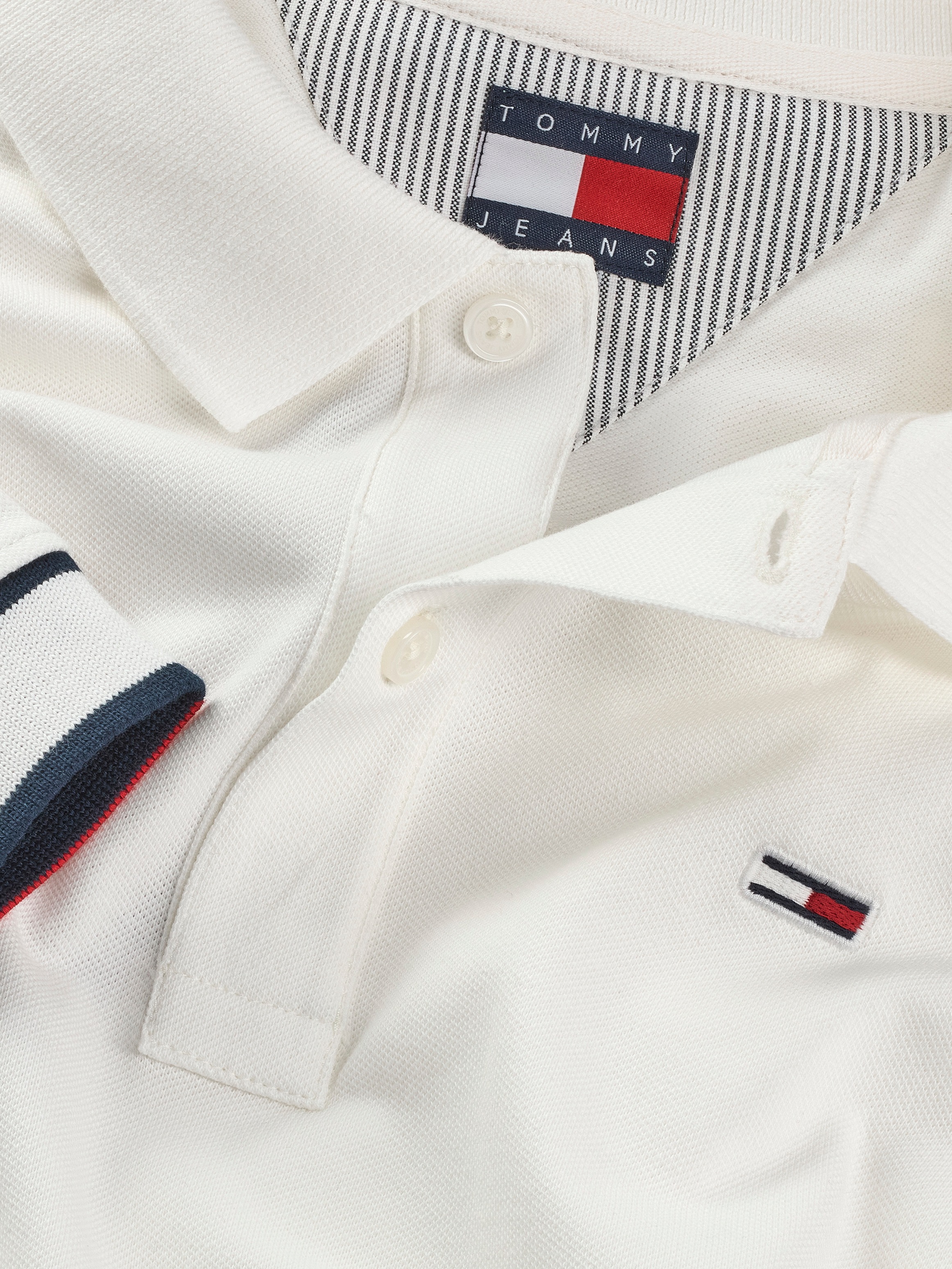 Tommy Jeans Plus Poloshirt »TJM SLIM FLAG CUFF POLO EXT«, Große Größen