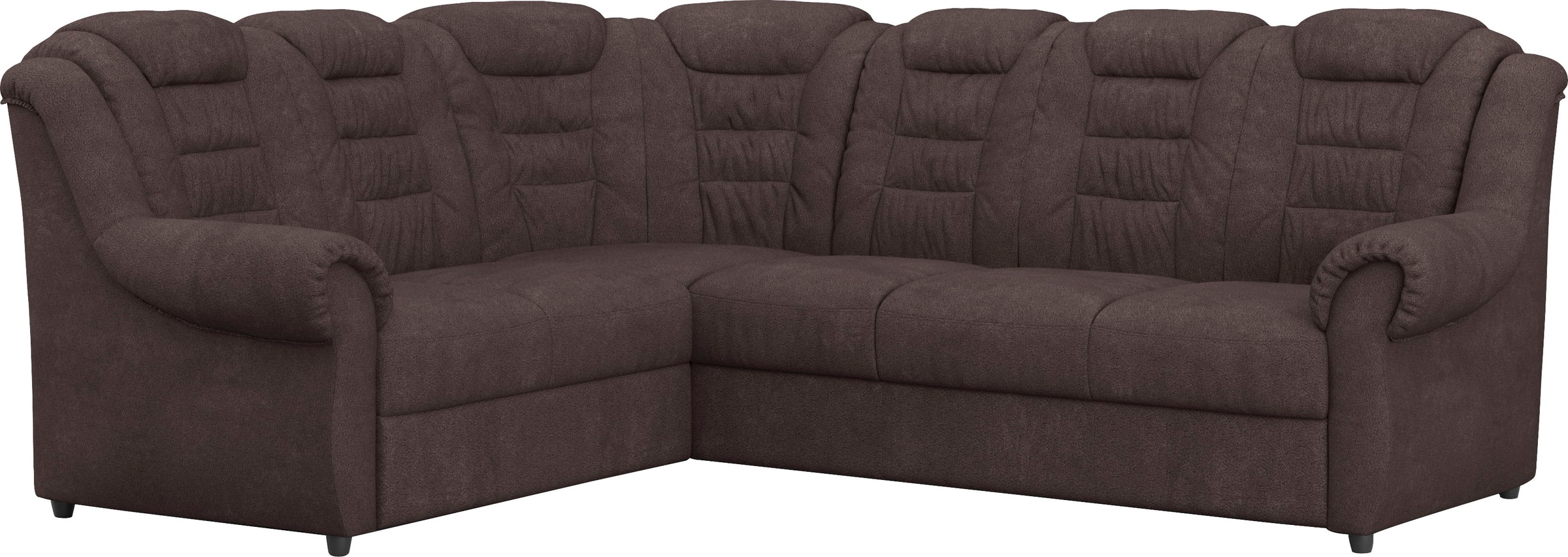 Home affaire Ecksofa »Boston L-Form«, mit hoher Rückenlehne, wahlweise mit Bettfunktion & Stauraum