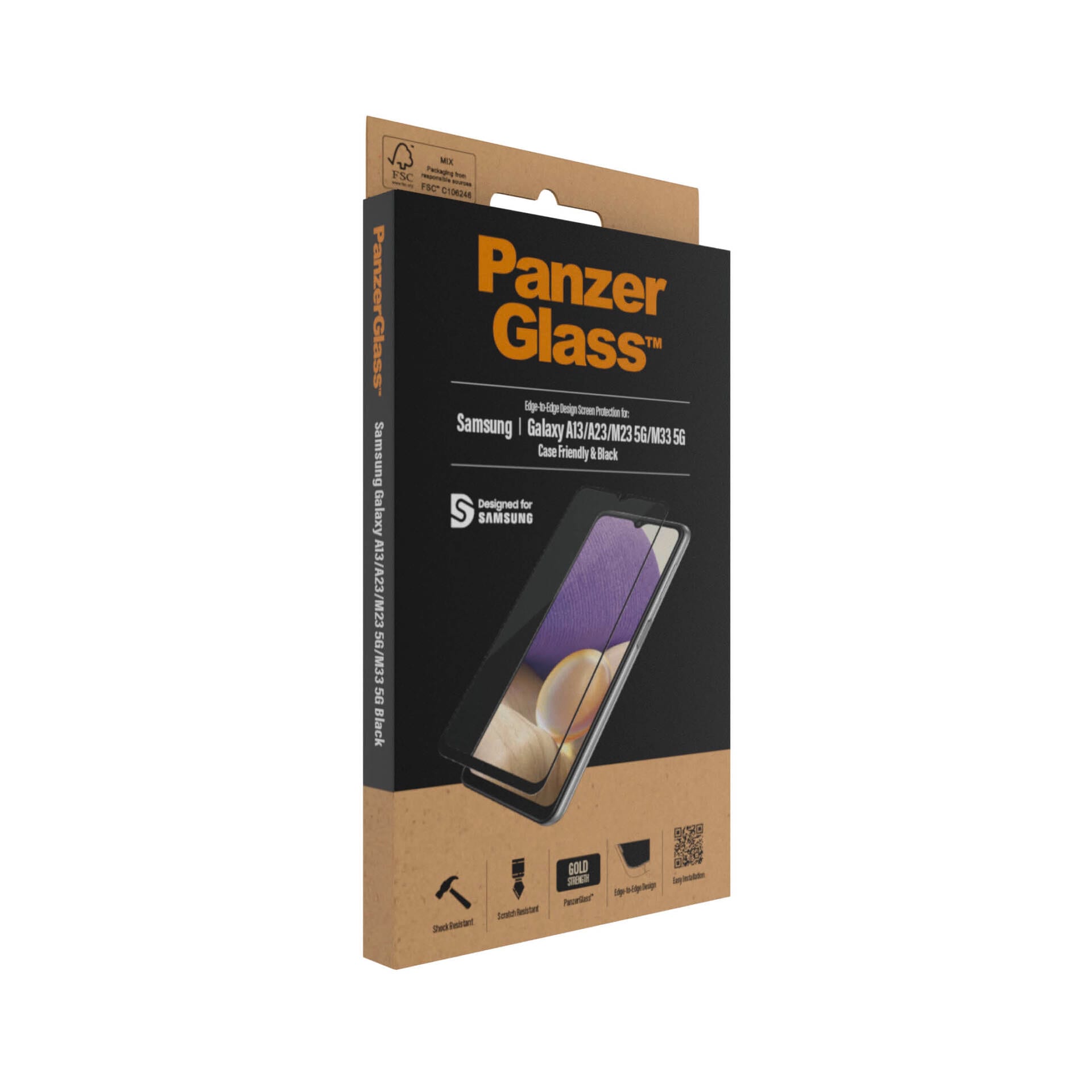 PanzerGlass Displayschutzglas »Displayschutzglas CF antibakteriell«, für Samsung Galaxy A13/A23-Samsung Galaxy M23 5G/M33 5G, (1 St.)