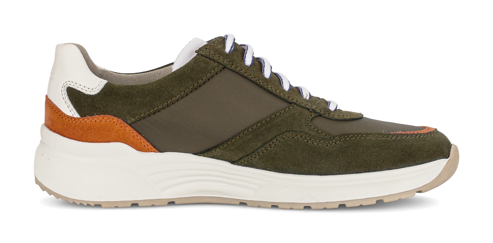 Pius Gabor Sneaker  , Freizeitschuh, Halbschuh, Schnürschuh mit Kontrastbesätzen, G-Weite
