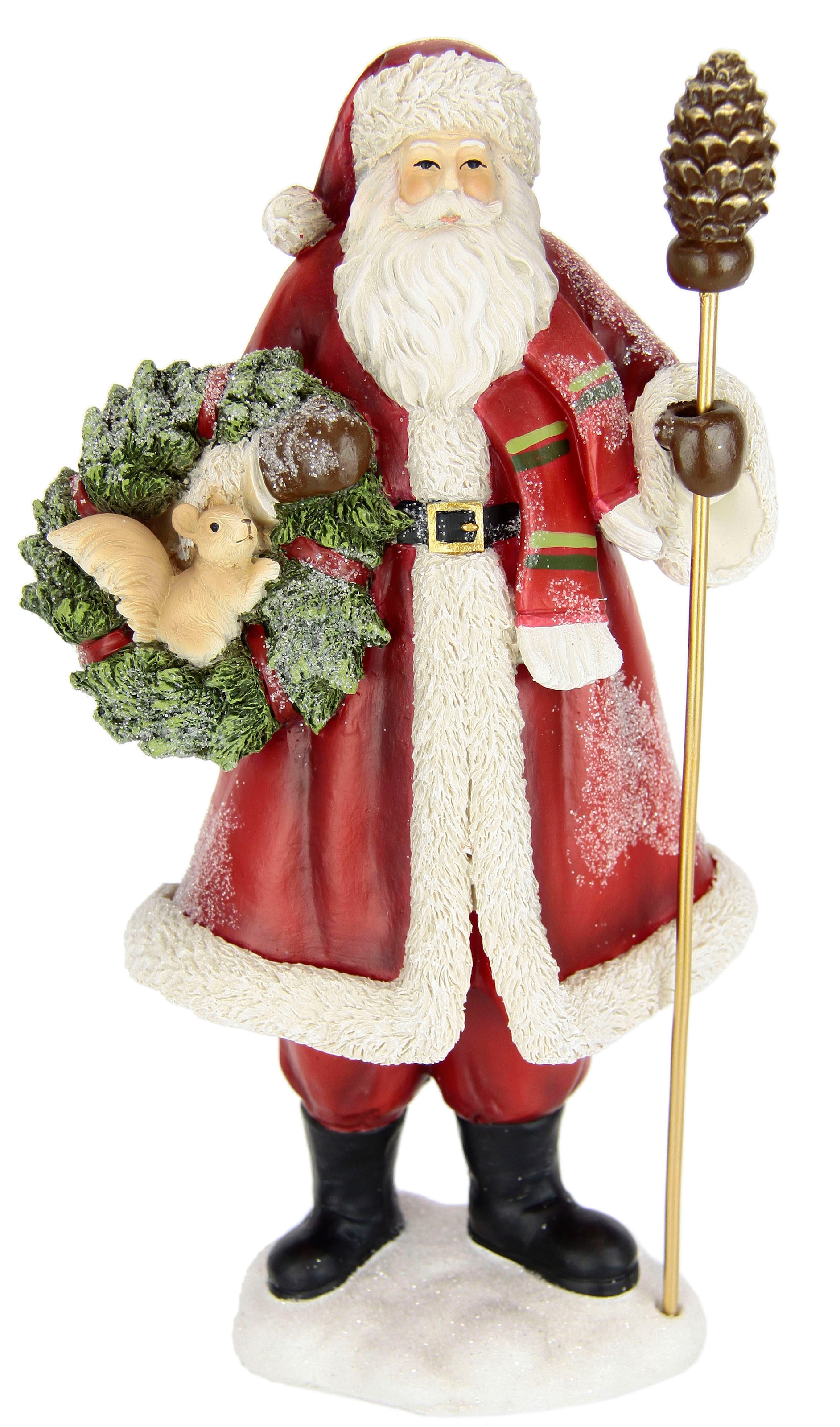 Figur, Dekofigur I.GE.A. Dekoration, Nikolaus Rechnung Santa bestellen auf Dekofigur Claus »Nikolaus«,