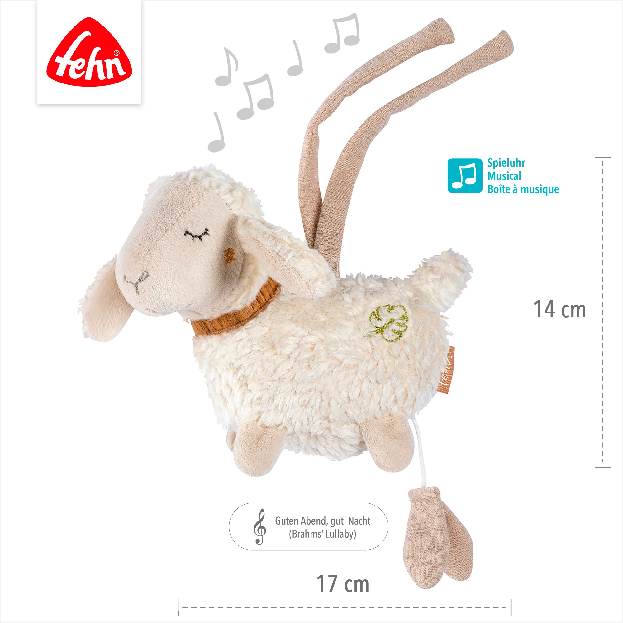 Fehn Spieluhr »Mini-Spieluhr Schaf«