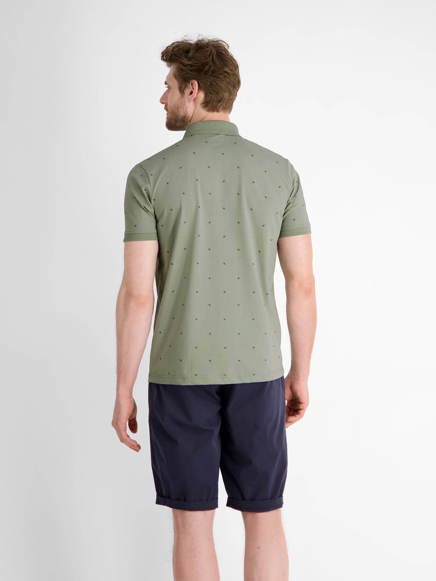 LERROS Poloshirt »LERROS Gemustertes COOL & DRY Poloshirt«