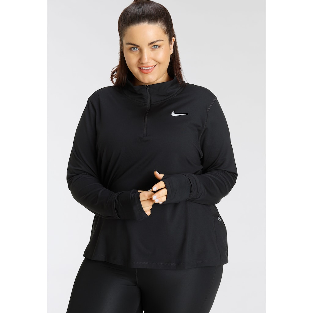 Nike Laufshirt »Element Women's 1/-Zip Running Top (Plus Size)«