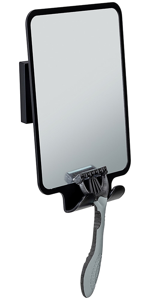 WENKO Wandspiegel »Vacuum-Loc® Modell Quadro«, Antibeschlagspiegel fürs Badezimmer, Befestigen ohne Bohren
