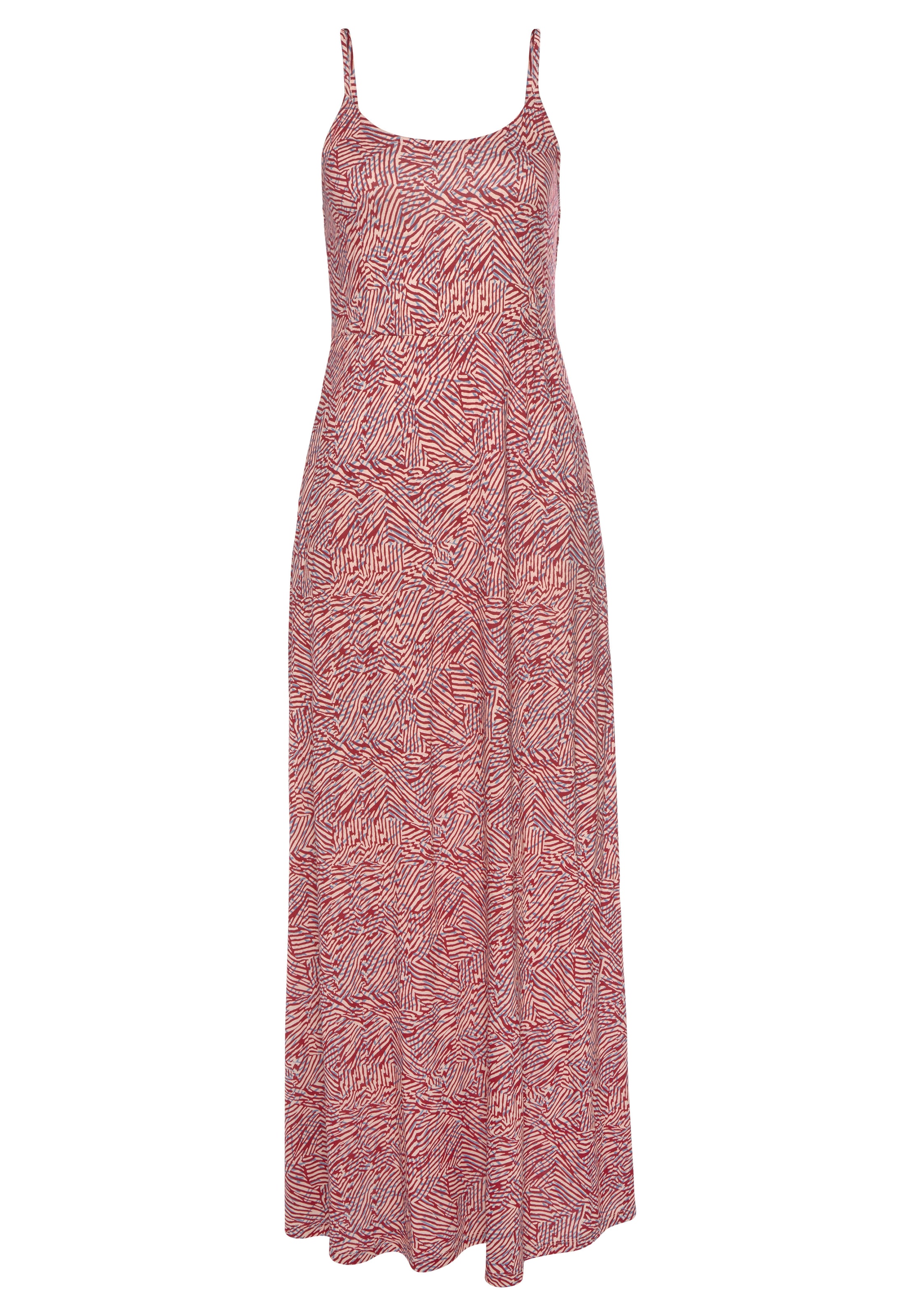 Vivance Maxikleid, mit grafischem Alloverdruck und Taschen, Sommerkleid, Strandkleid