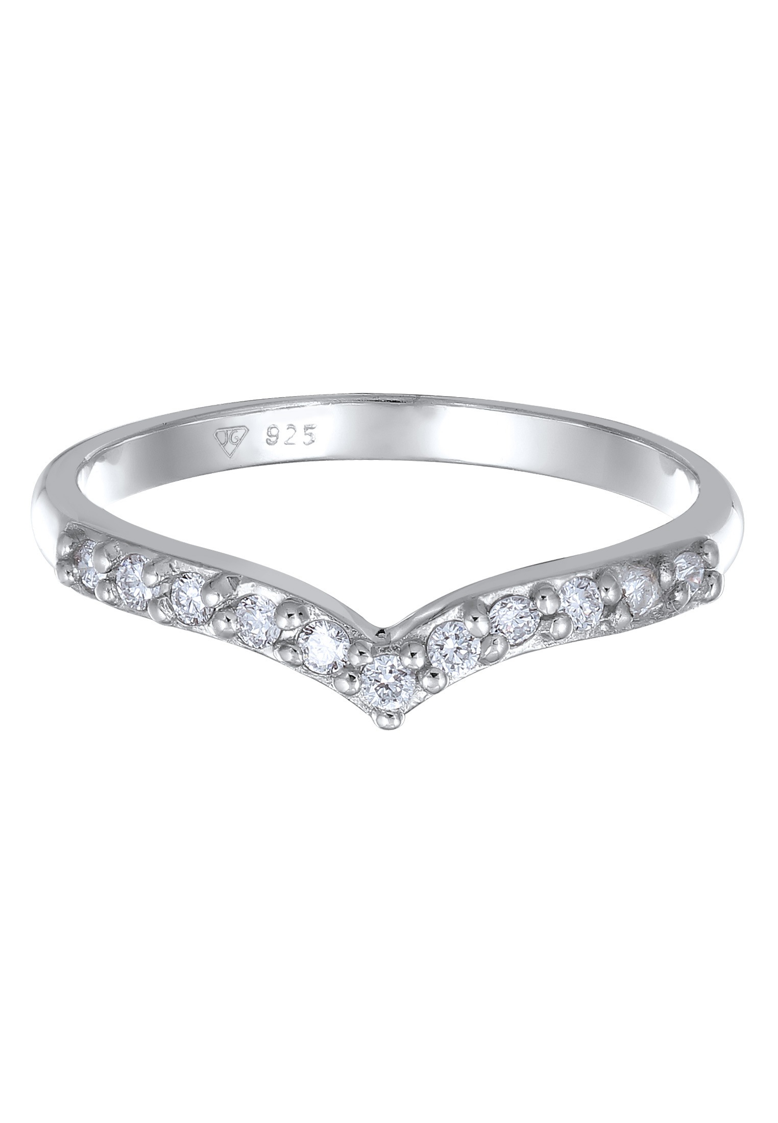 Elli DIAMONDS Diamantring »Ring Lab Grown Diamanten Weiß Brilliant Cut (0.044 ct) 925 Sterling Silver«