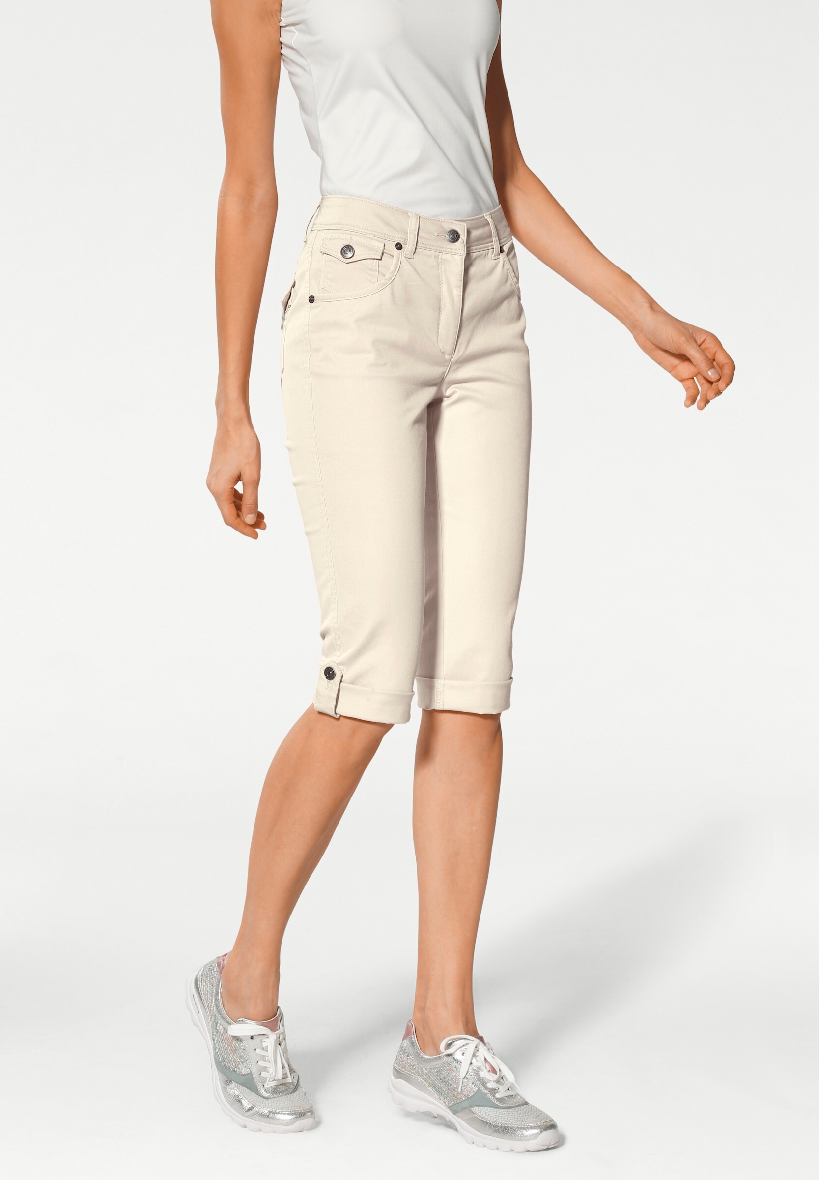 heine Röhrenjeans »Capri-Jeans Caprijeans mit Power-Mesh«