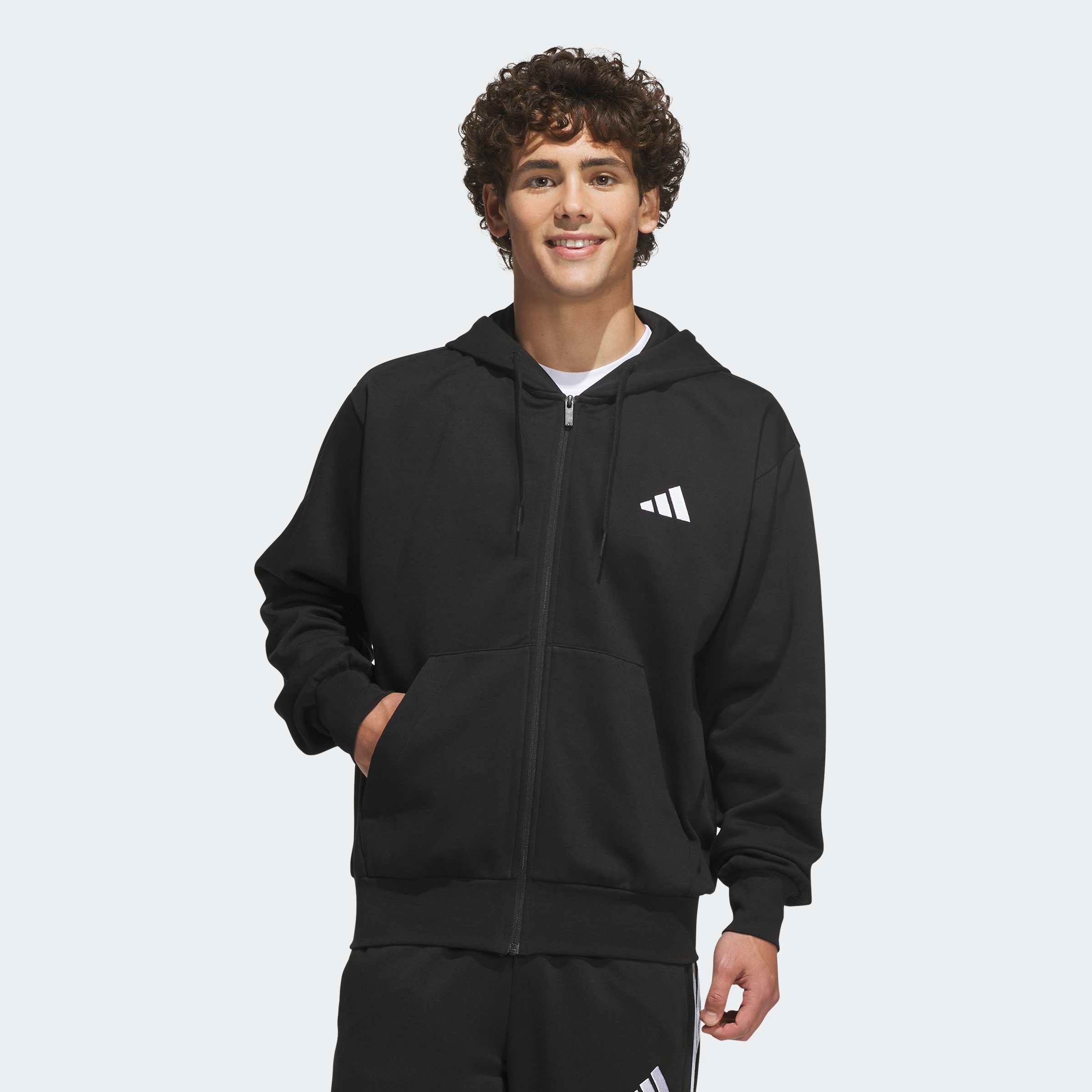 adidas Sportswear Kapuzensweatjacke »M FEELCOZY FZ« mit angesetzten Bündchen an Ärmeln und Rumpf, in normaler Schnittform