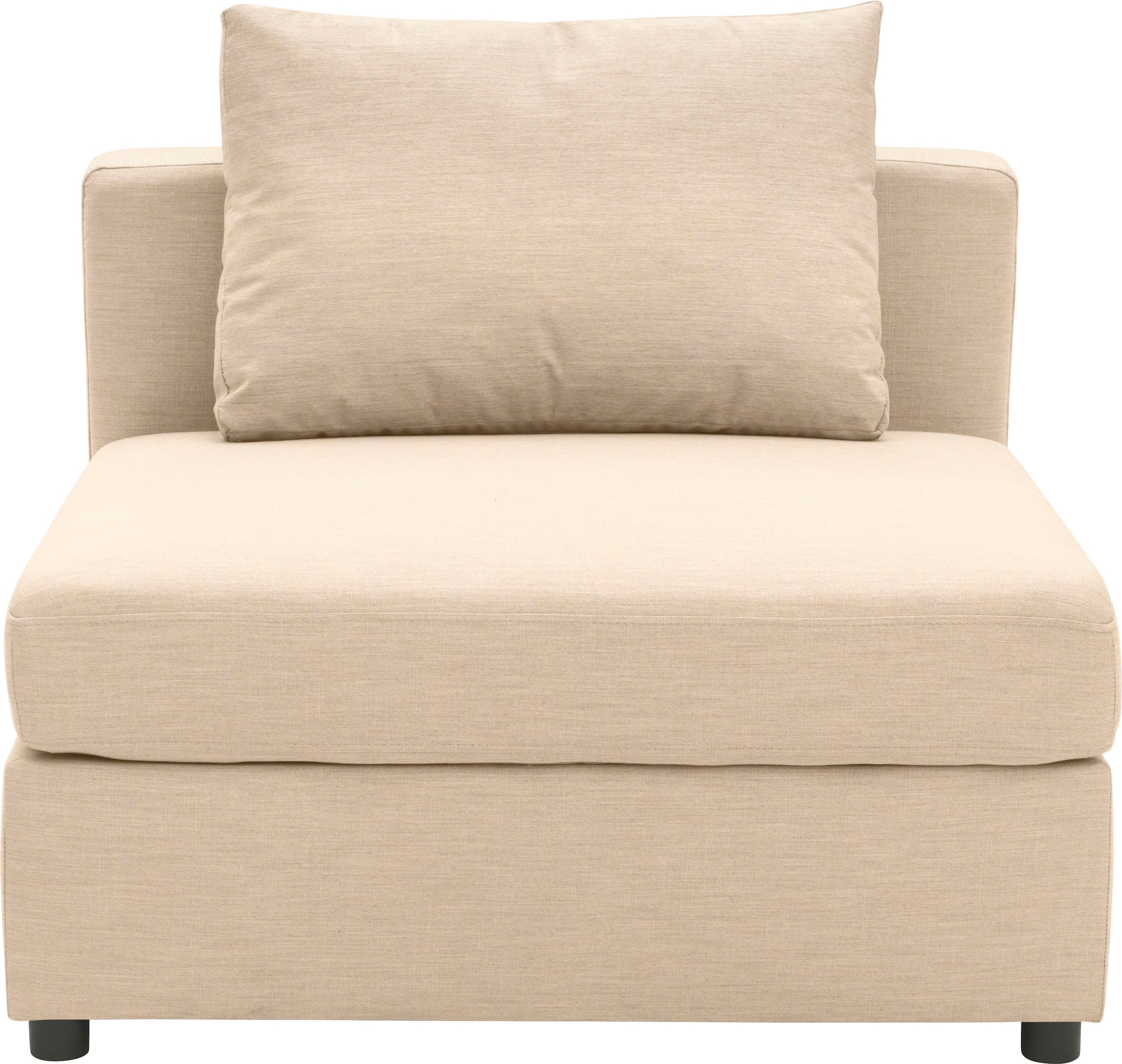 DOMO collection Sofaelement »Solskin, individuell erweiterbar/kombinierbar«, mit losen Kissen. Rücken- und Seitenteile als Stecksystem.