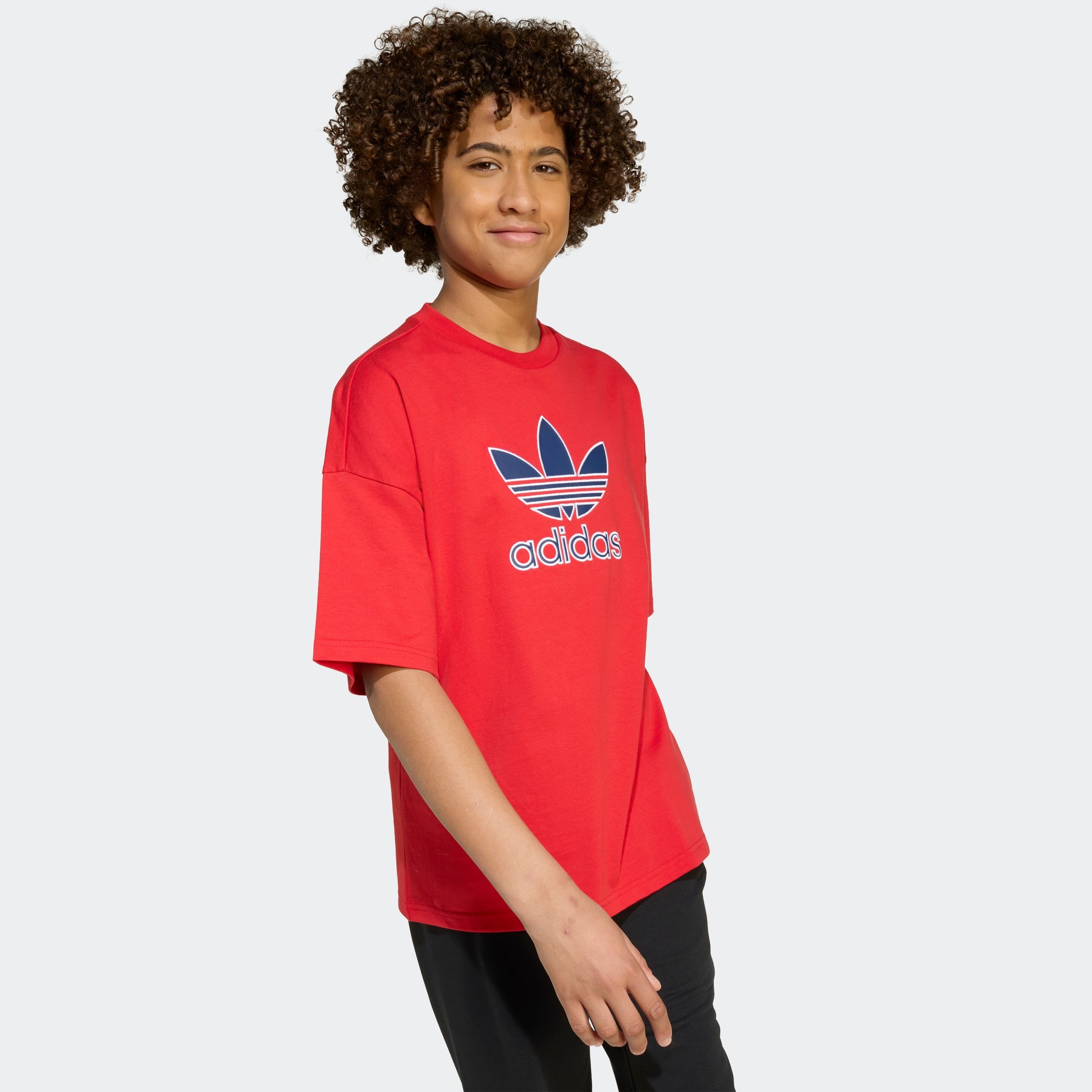 adidas Originals T-Shirt »TEE« lockerer und lässiger Schnitt, für Kinder, mit großem Trefoil-Logo