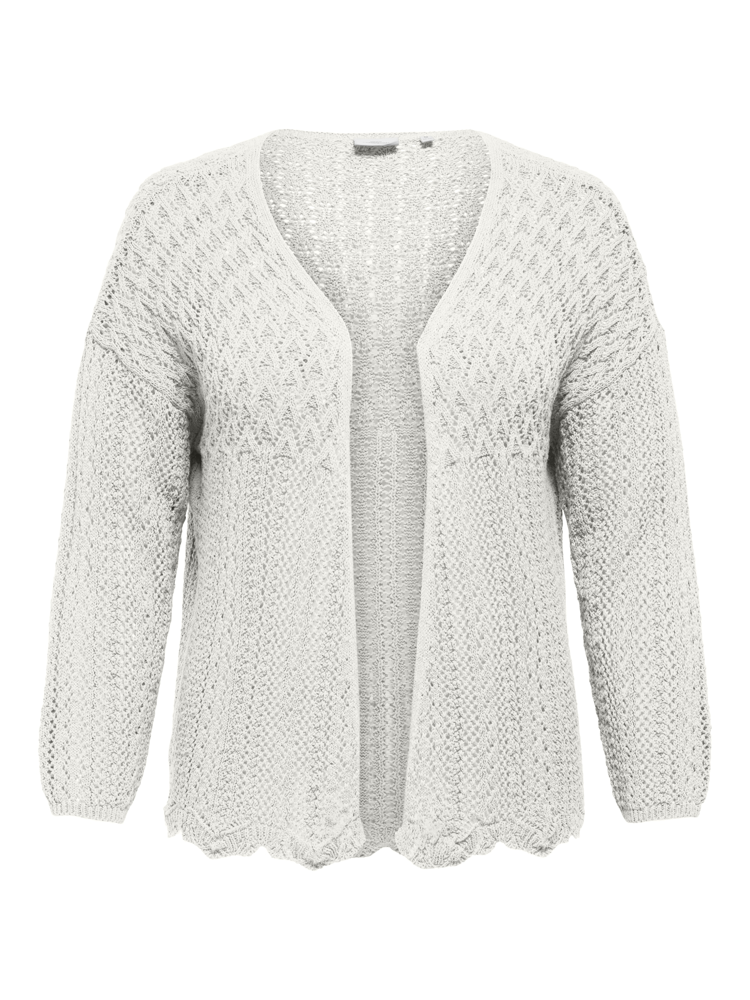 ONLY CARMAKOMA Strickjacke »CARNOLA 7/8 LIFE OPEN CARDIGAN KNT NOOS«