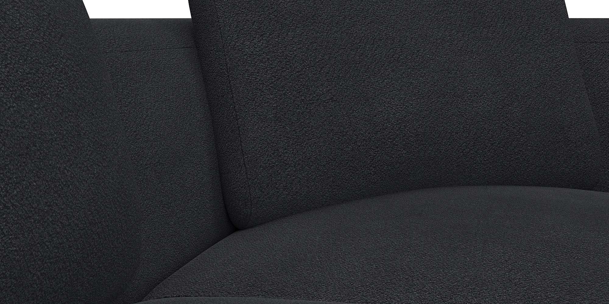 FLEXLUX Ecksofa »Torino, rund, L-Form, Sofa-Ecke mit Ottomane«, Modernes, organisches Sofa-Design, Kaltschaum, Wellenunterfederung