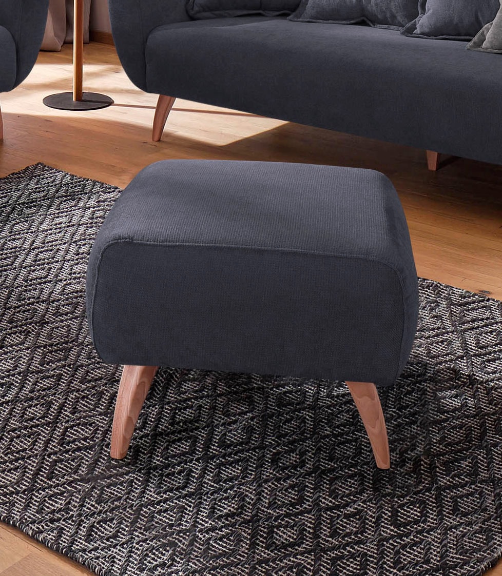 Home affaire Hocker »Baggio«, mit Holzfüßen
