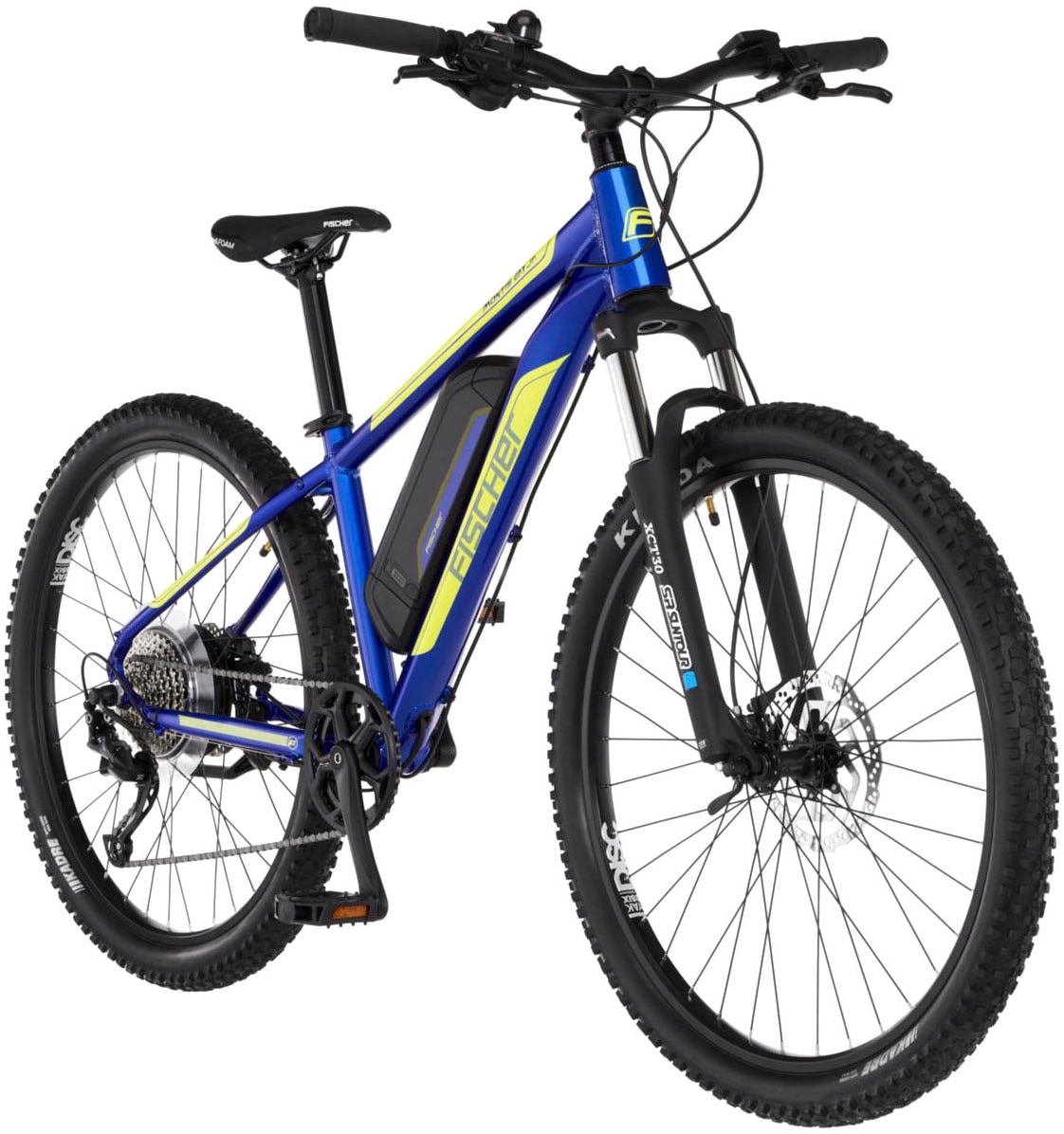 FISCHER Fahrrad E-Bike »MONTIS 2.1 422«, 9 Gang, Pedelec, Elektrofahrrad für Damen u. Herren, MTB