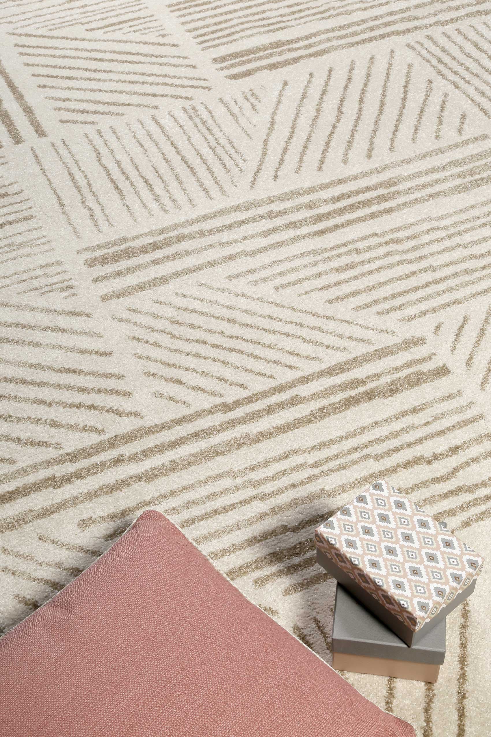 Esprit Teppich »Scribble« rechteckig 13 mm Höhe Kurzflorteppich, gewebt, geometrisch, modern, abstrakt, streifen