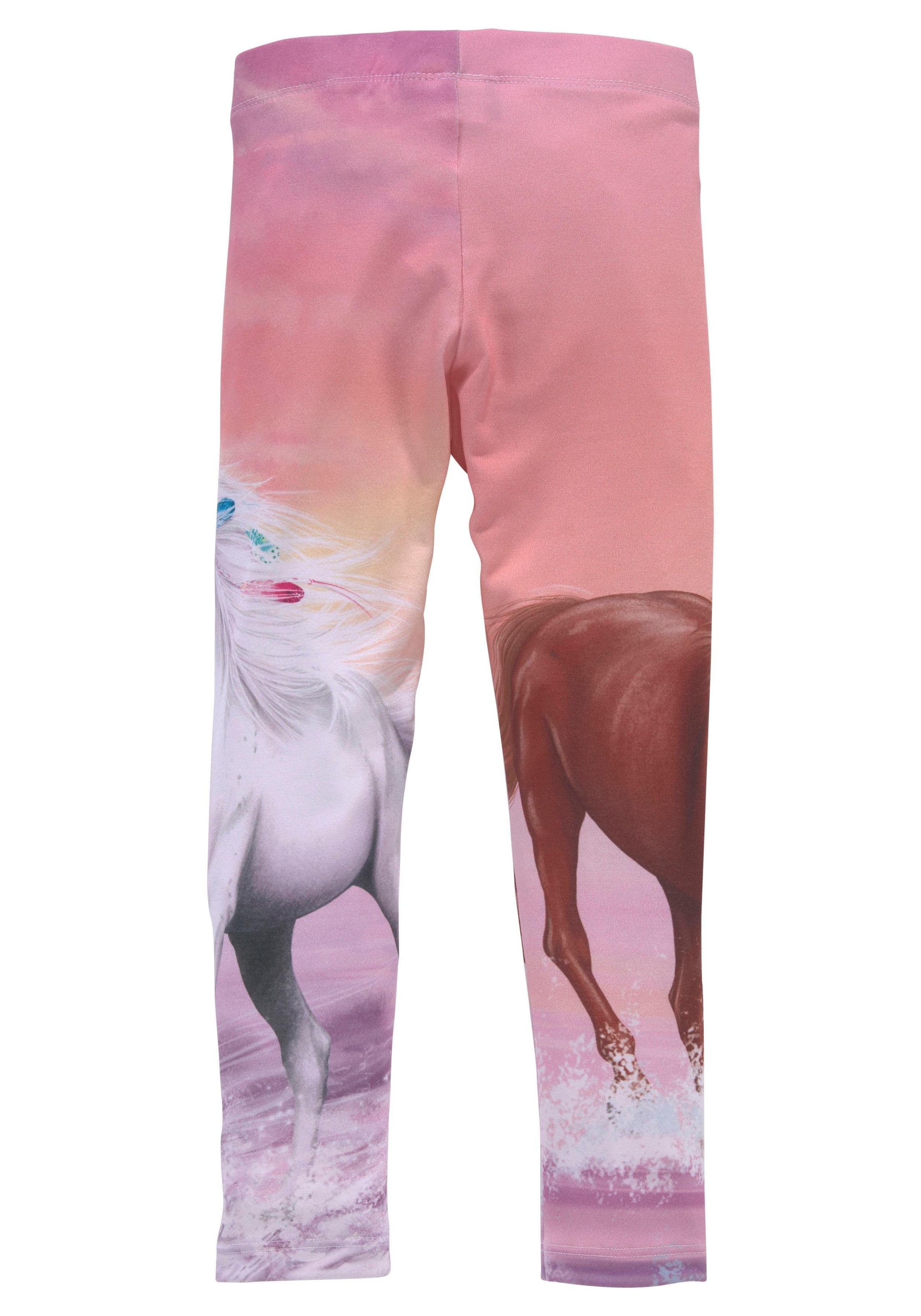 Miss Melody Leggings, mit schönem Pferdemotiv