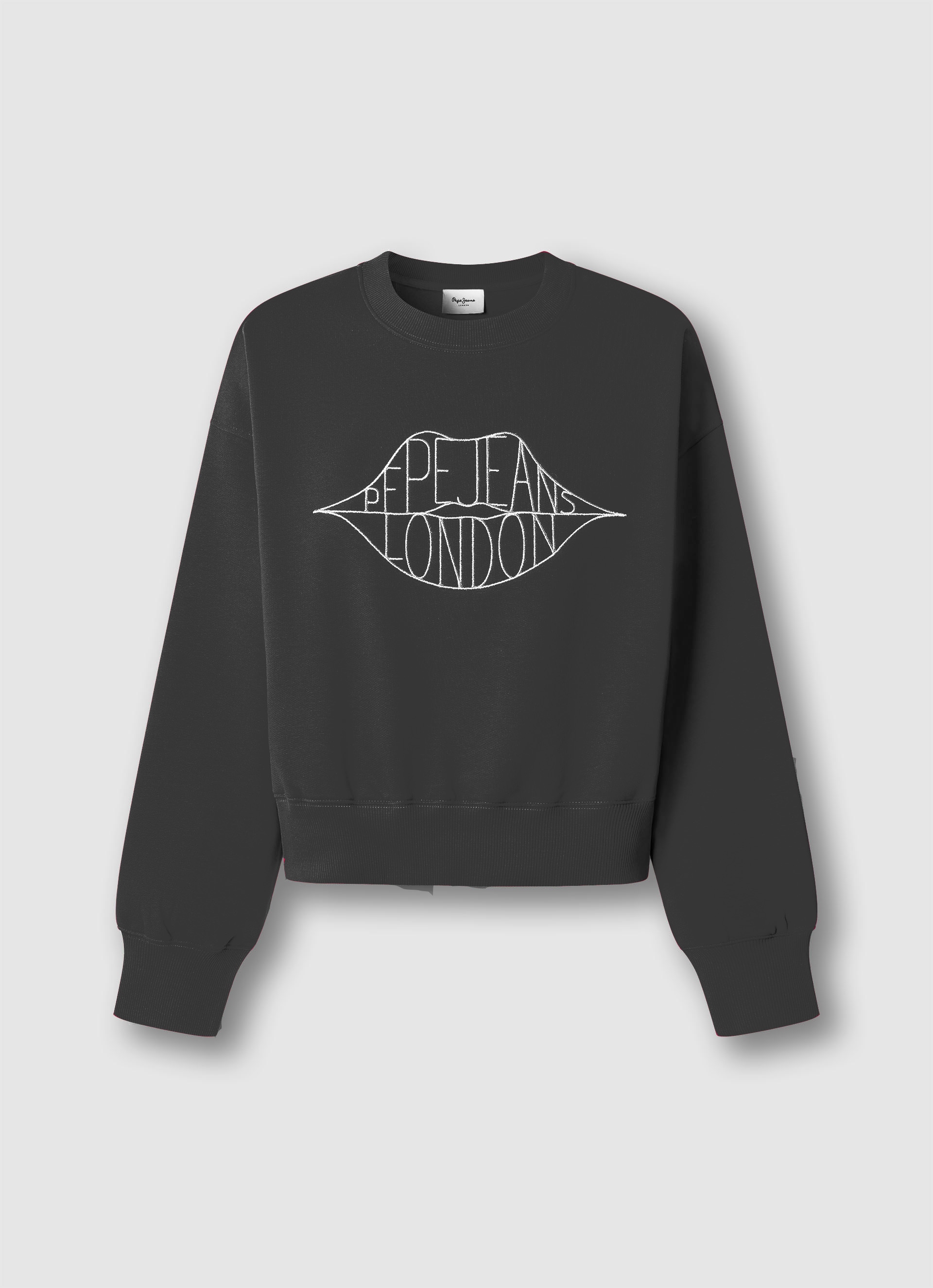 Pepe Jeans Sweatshirt »BERNIS«, mit Rundhals, bestickt
