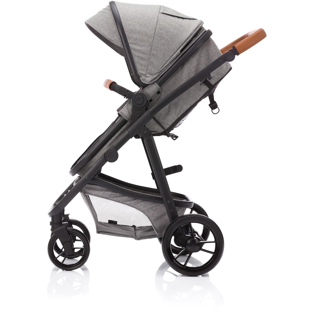 Fillikid Kombi-Kinderwagen »Panther, hellgrau«, 22 kg, mit Babyschale; Kinderwagen