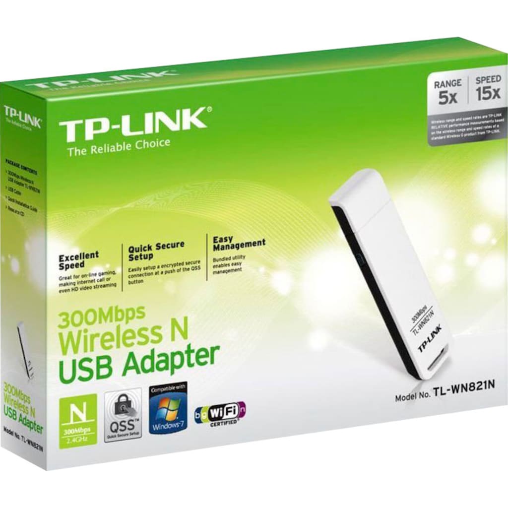 TP-Link WLAN-Stick »TL-WN821N - N300«, (300 Mbit/s)