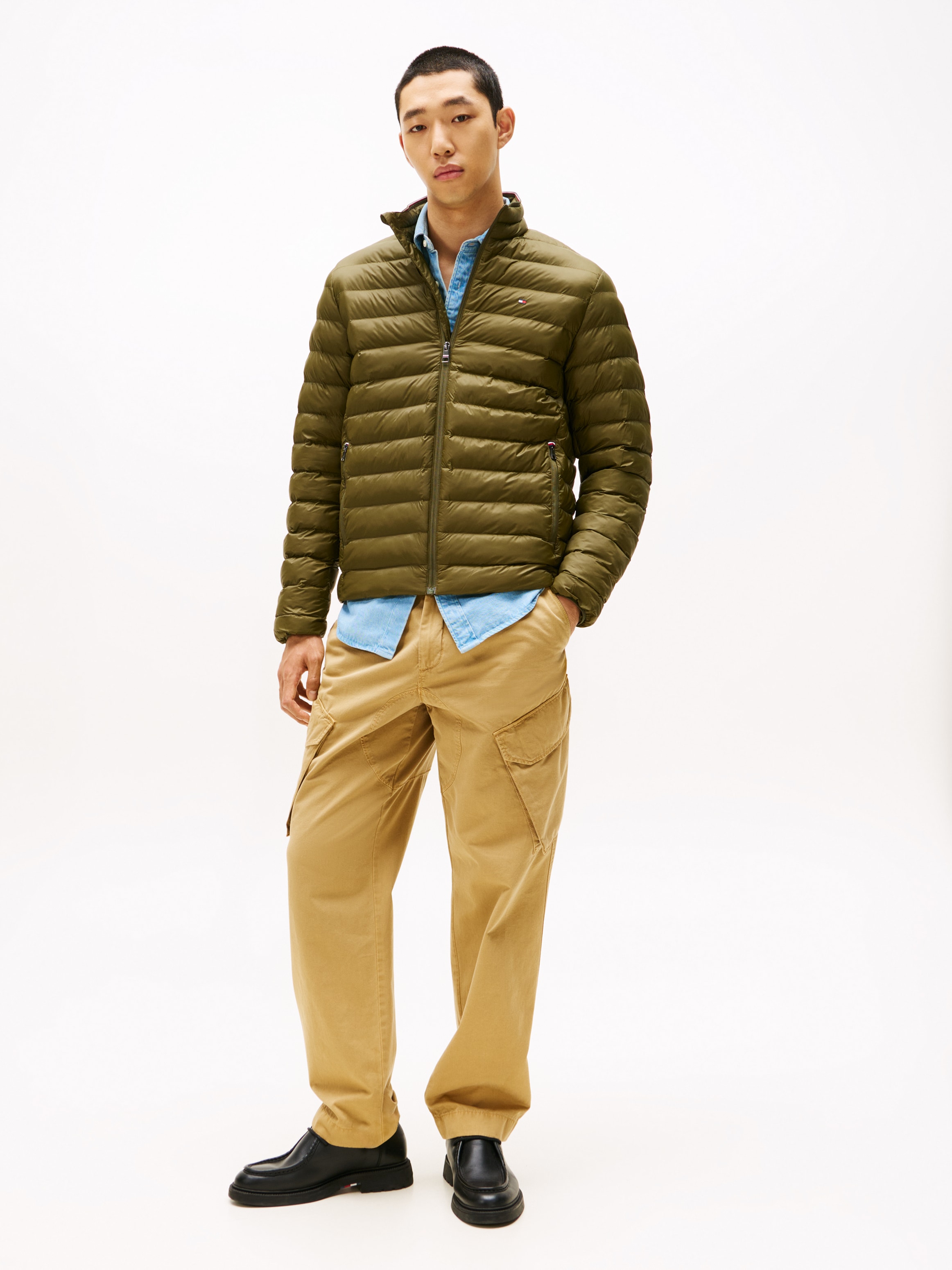 Tommy Hilfiger Steppjacke »PACKABLE RECYCLED JACKET«, mit Logostickerei