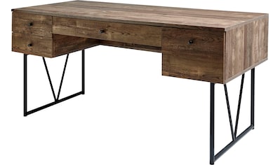 Jahnke Schreibtisch »ROKK«, mit großer Arbeitsfläche und Mehrzweckablage auf der... kaufen