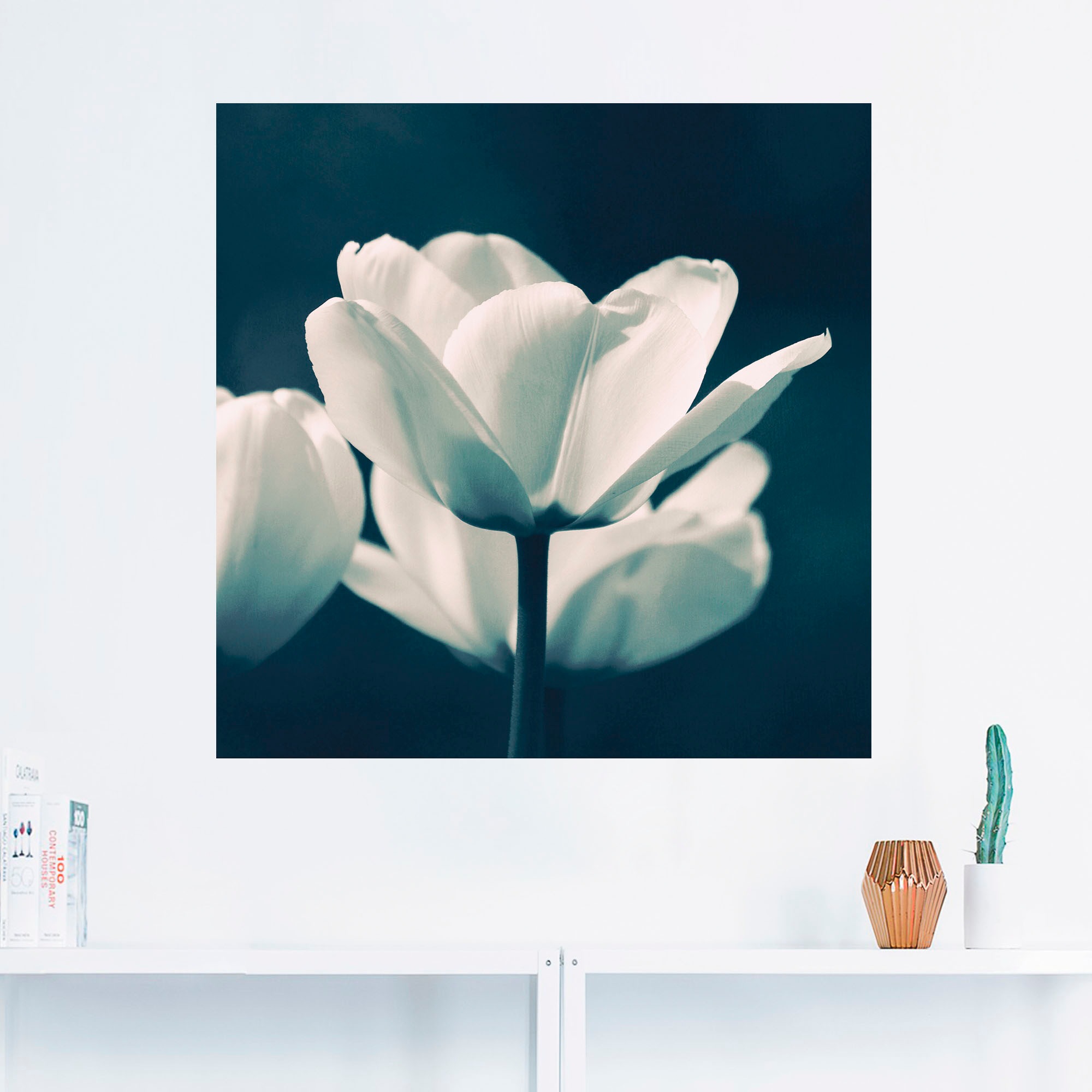 Artland Wandbild »Blue Velvet«, Blumen, (1 St.), als Alubild, Leinwandbild, Wandaufkleber oder Poster in versch. Größen