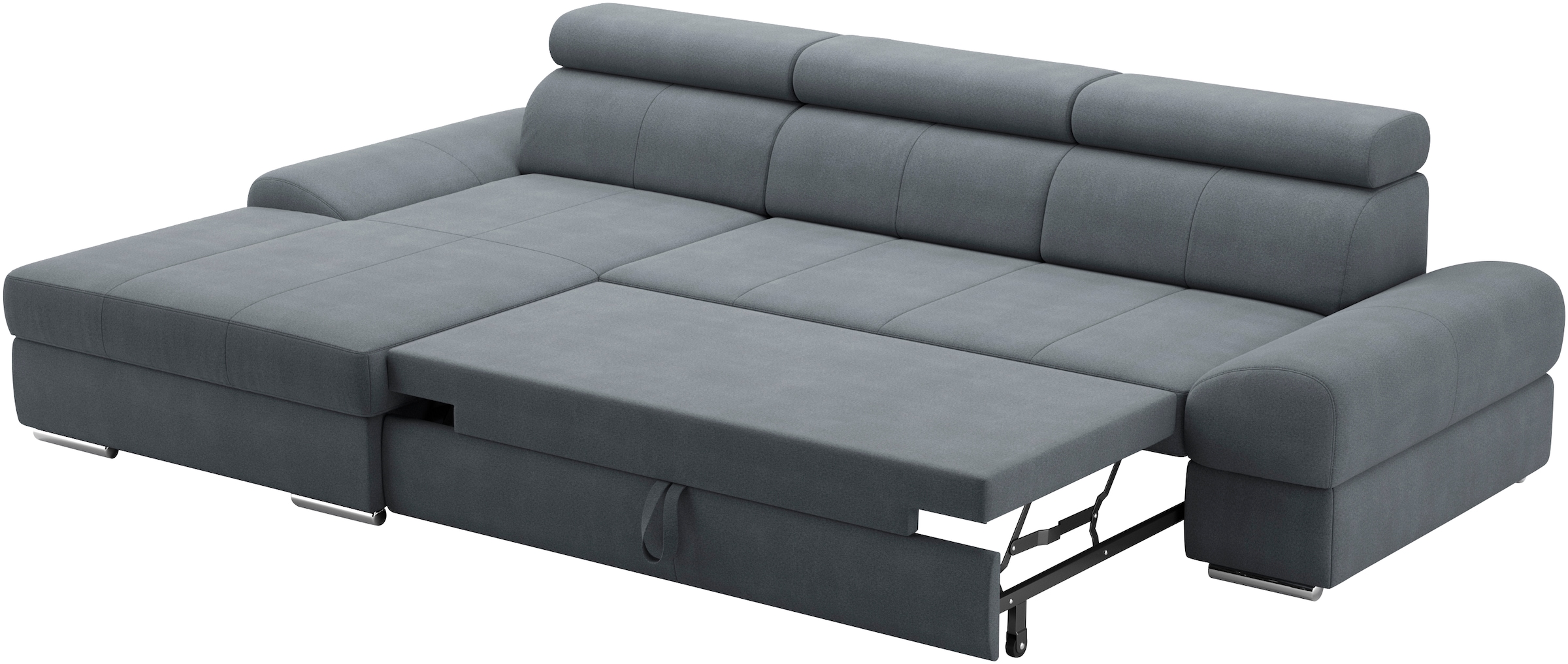 sit&more Ecksofa Broadway, mit verstellbaren Kopfteilen, wahlweise mit Bettfunktion