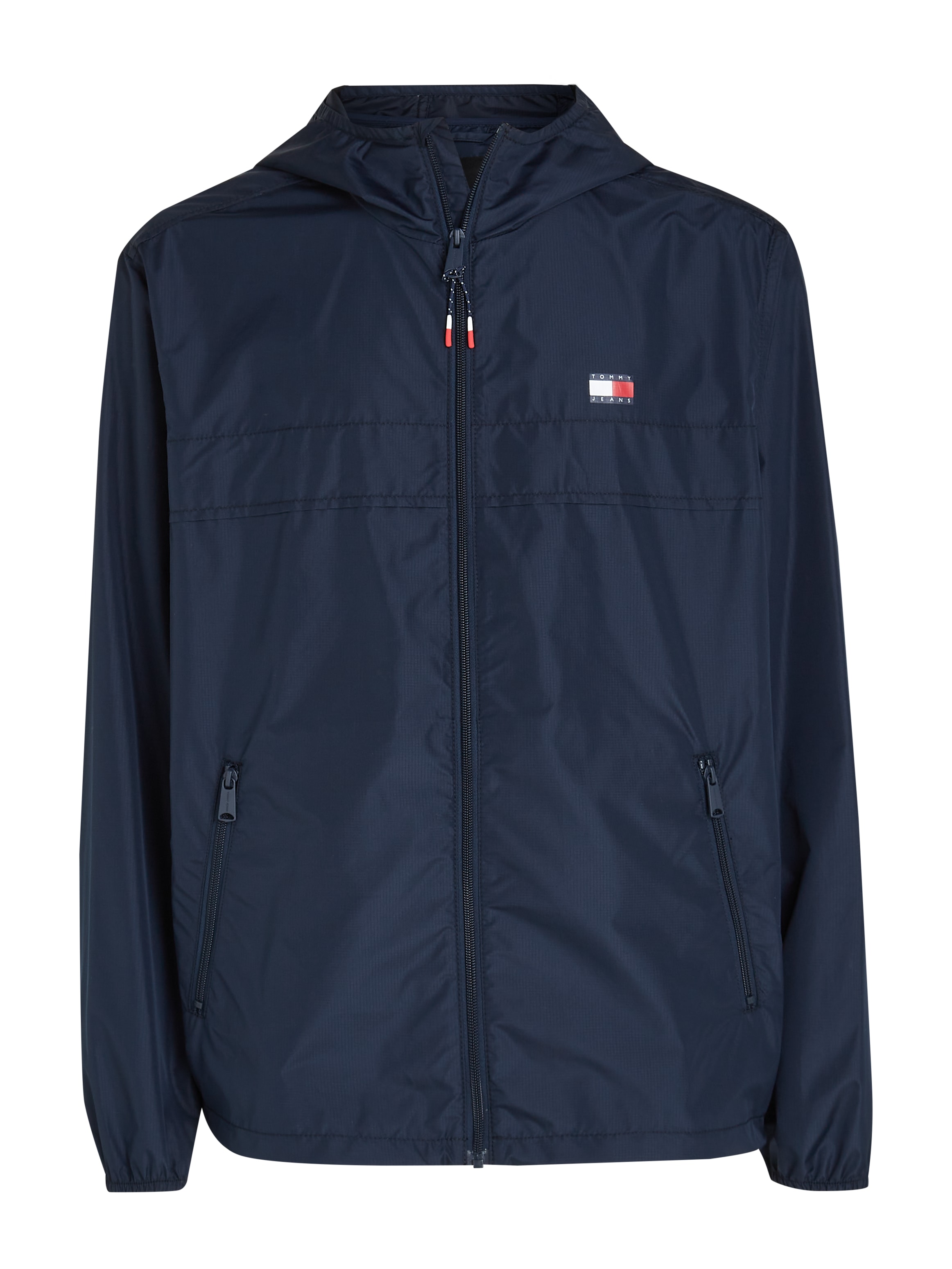 Tommy Jeans Outdoorjacke »TJM LW CHICAGO JACKET«, mit Kapuze, mit Logoprägung