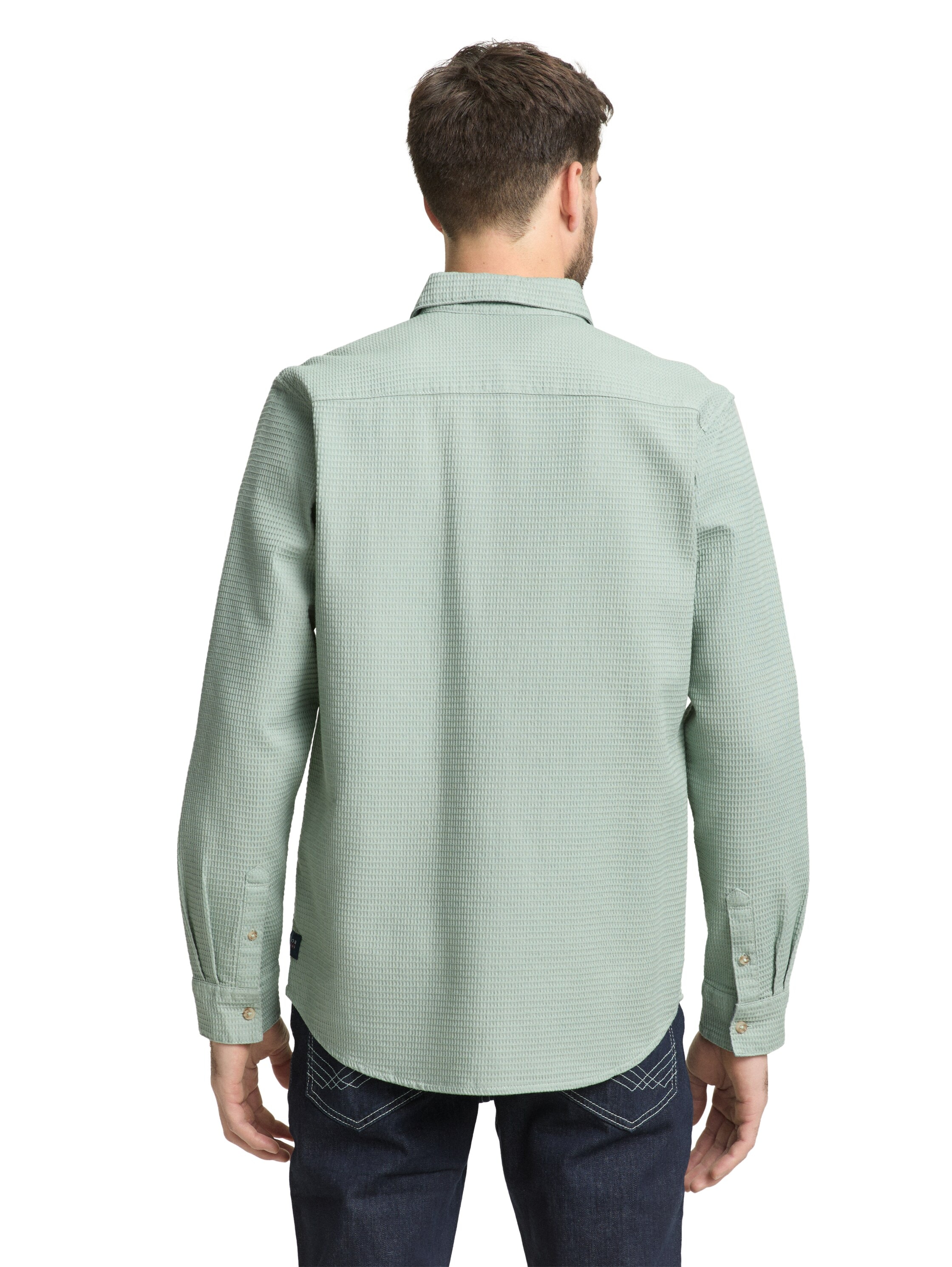 TOM TAILOR Langarmhemd mit Brust Tasche