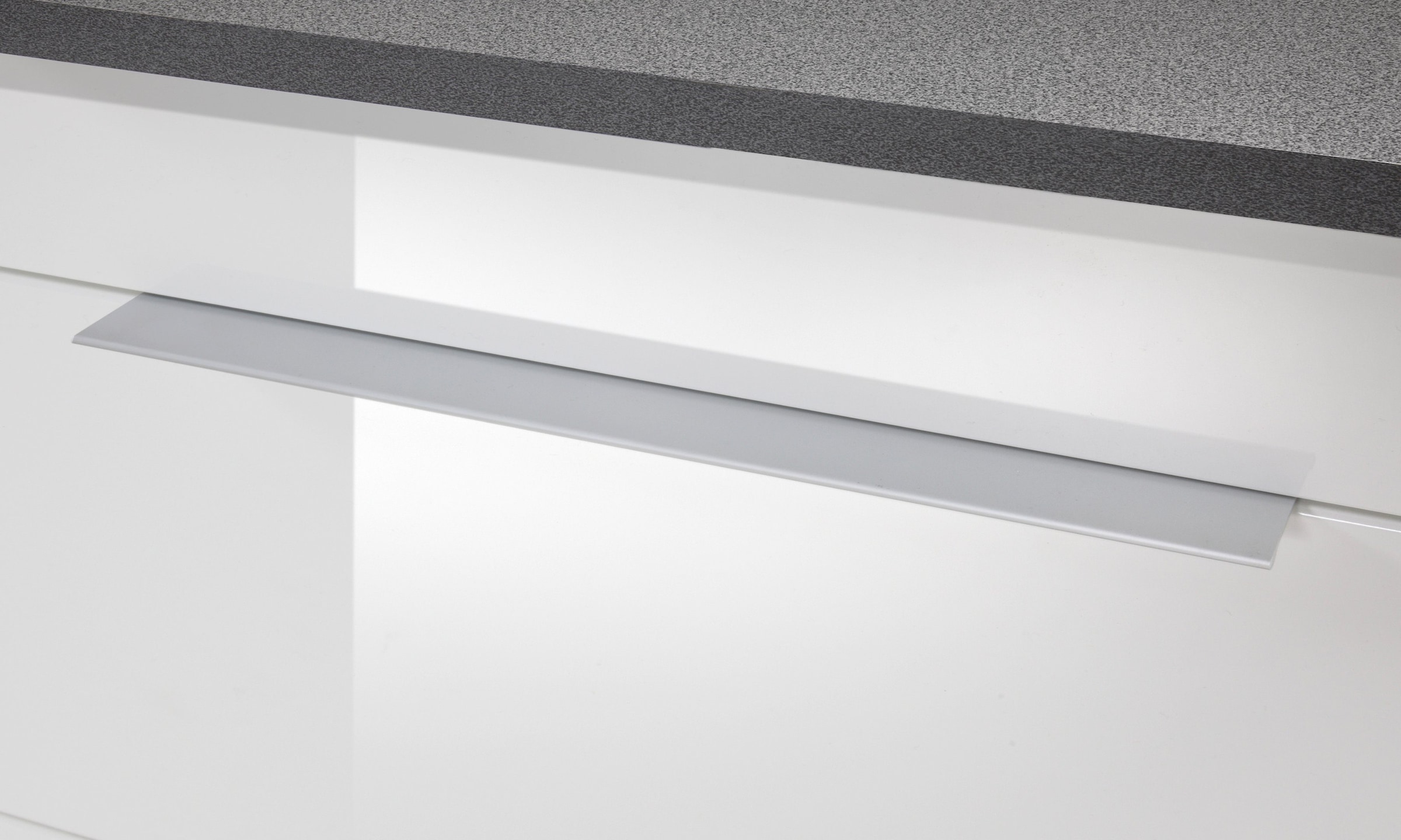 KOCHSTATION Küchenzeile »KS-Brindisi«, Breite 220 cm, wahlweise mit E-Geräten, mit MDF-Fronten und Regal