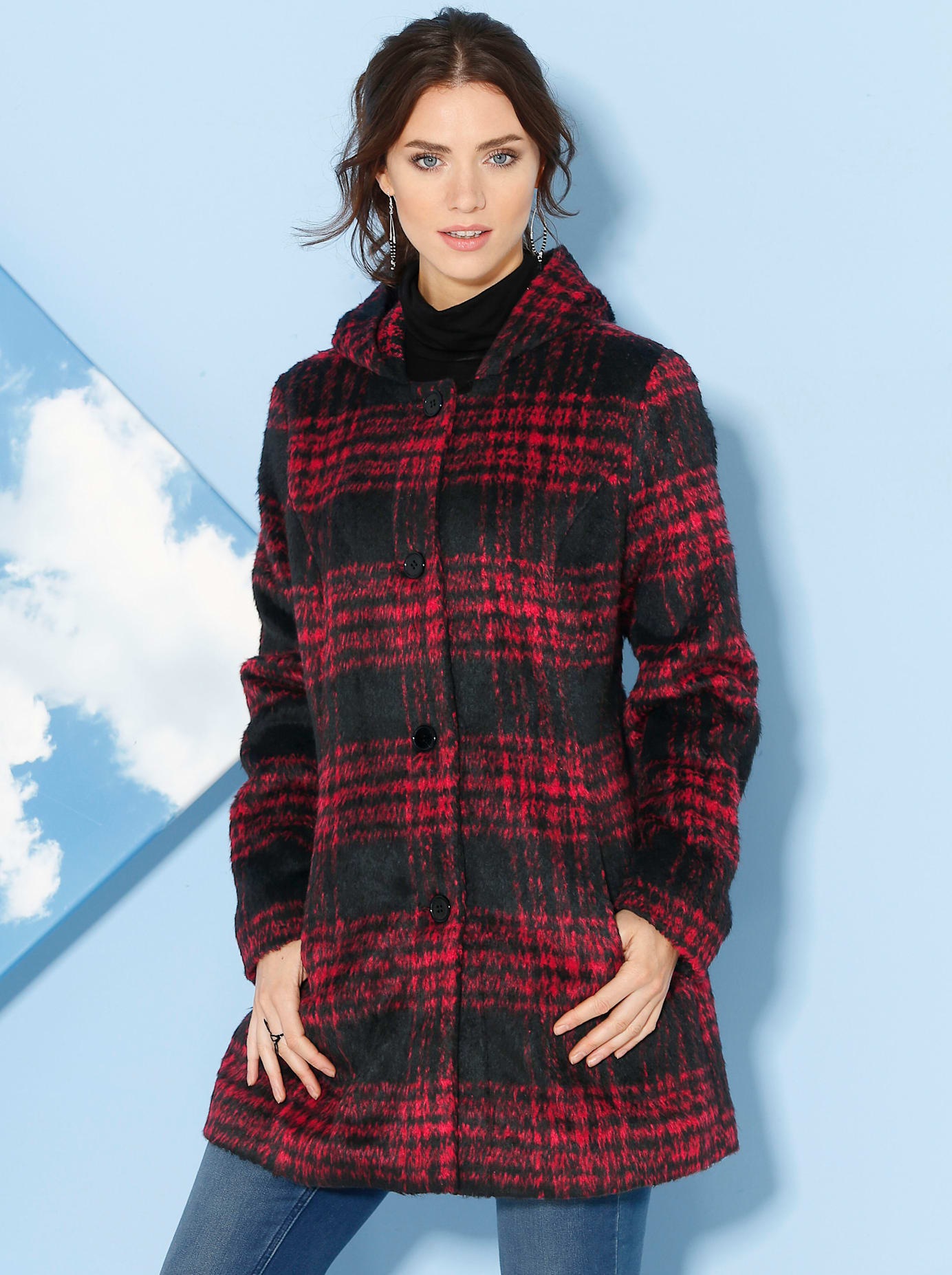 Classic Basics Outdoorjacke mit Kapuze