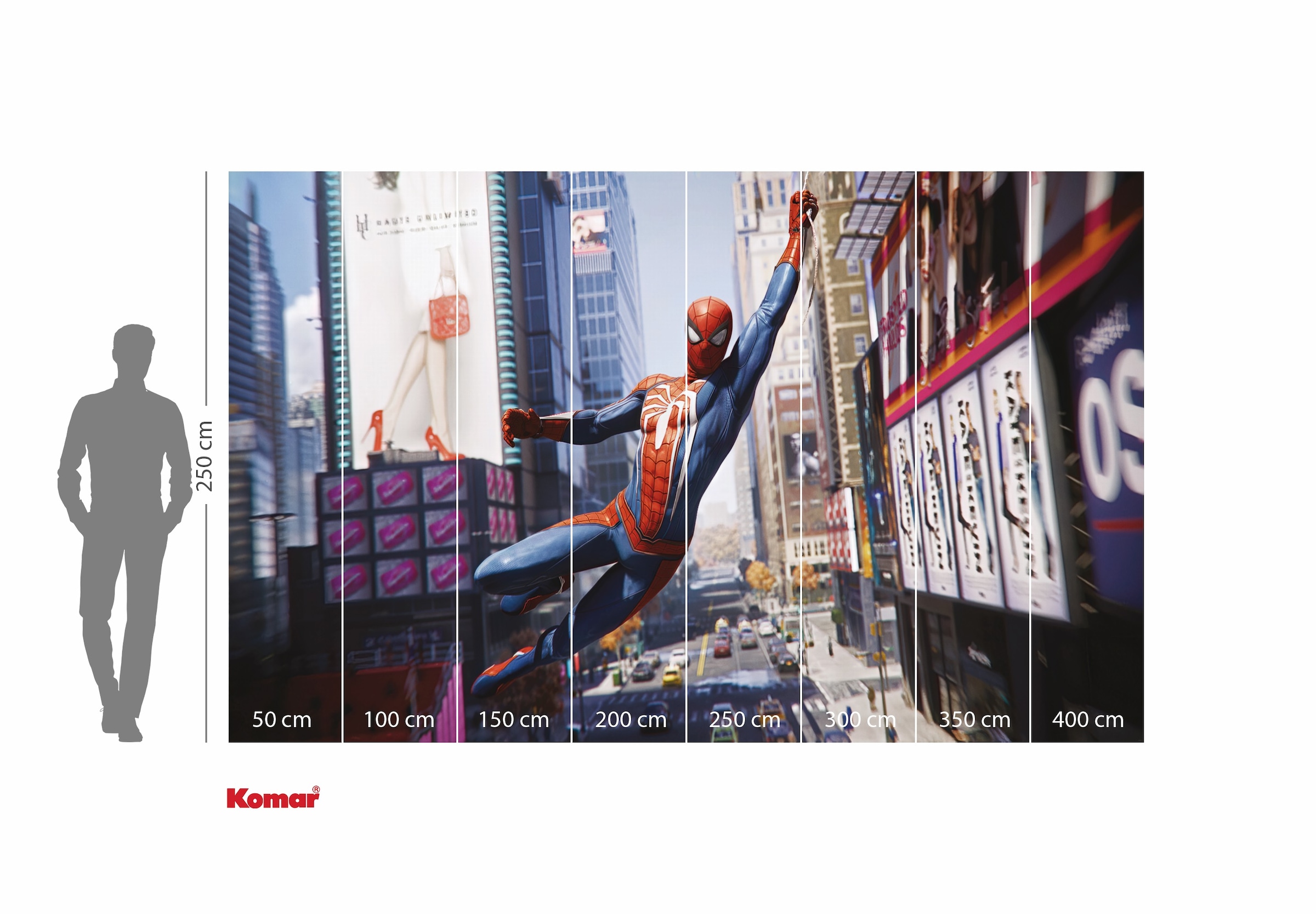 Komar Kindertapete »Marvel Spider-Man City Swing«, bedruckt