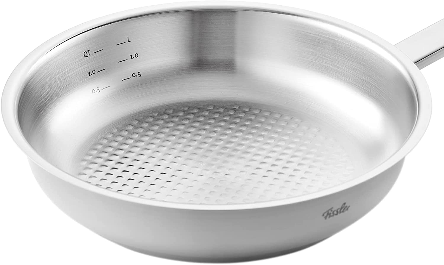 Fissler Bratpfanne »ORIGINAL-PROFI COLLECTION® Edelstahl-Pfanne« Edelstahl 18/10 1 Stk. tlg. mit breitem Schüttrand, Kaltmetallgriffen. Made in Germany