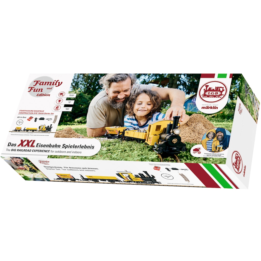 LGB Modelleisenbahn-Set »LGB - Family and Fun - Baustellenzug 230 Volt - L70503«