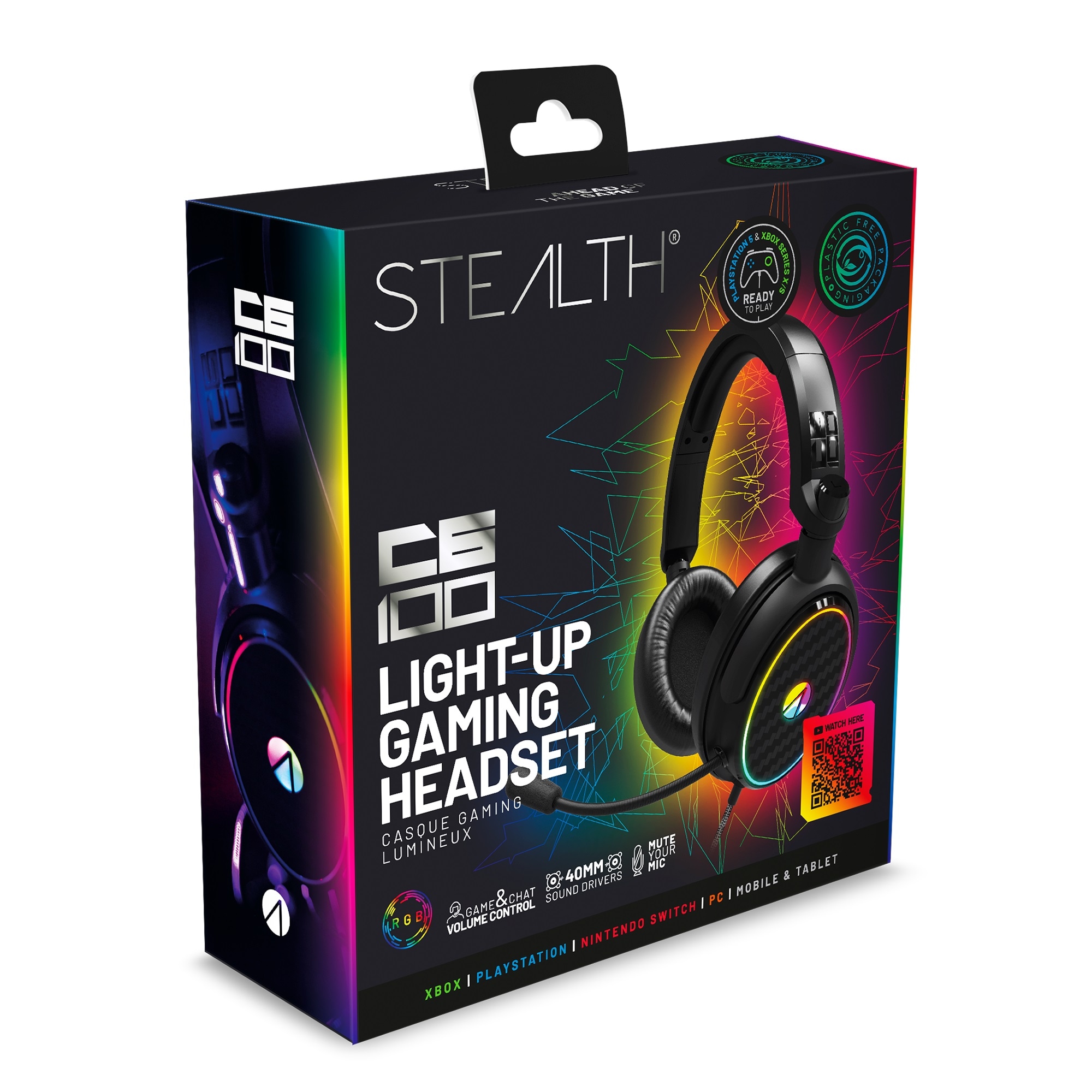 LED UNIVERSAL kaufen C6-100 online Beleuchtung«, mit Headset Gaming Verpackung | Plastikfreie Gaming-Headset »Stereo Stealth