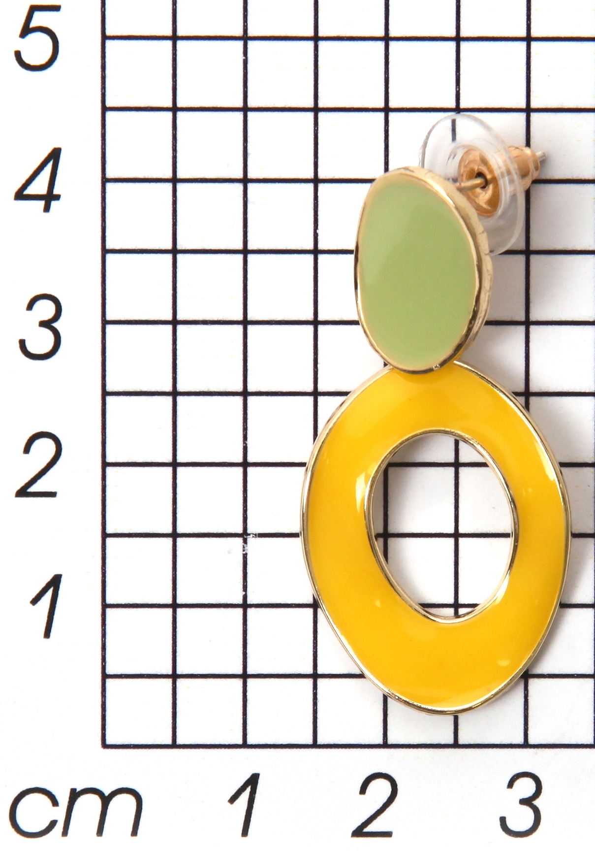 Firetti Paar Ohrstecker »Retro Design, trendig, mehrfarbig« mit Emaille