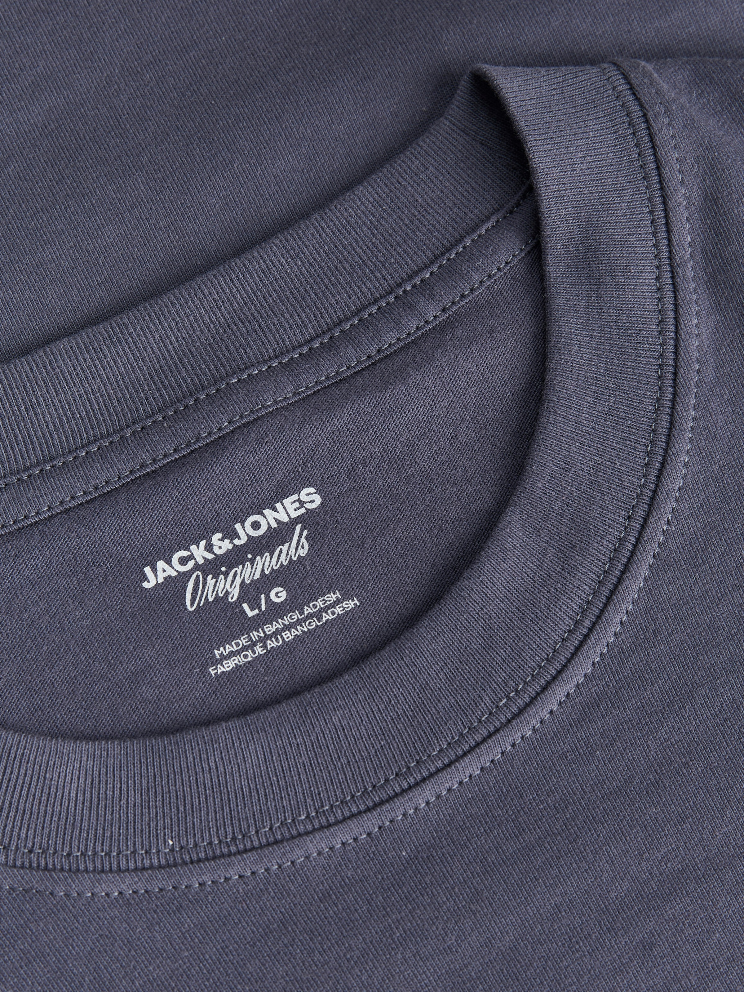 Jack & Jones Kurzarmshirt »JORMAINE BACK TEE SS CREW NECK SN« Baumwolle, relaxed fit