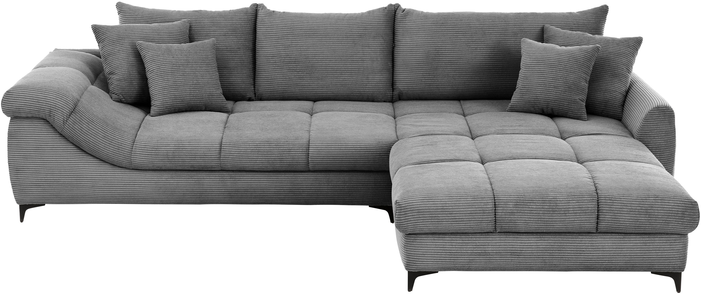 Mr. Couch Ecksofa »Ronaldo, L-Form, wahlweise mit Kaltschaum«, mit Kaltschaum, bis 140 kg pro Sitzplatz belastbar