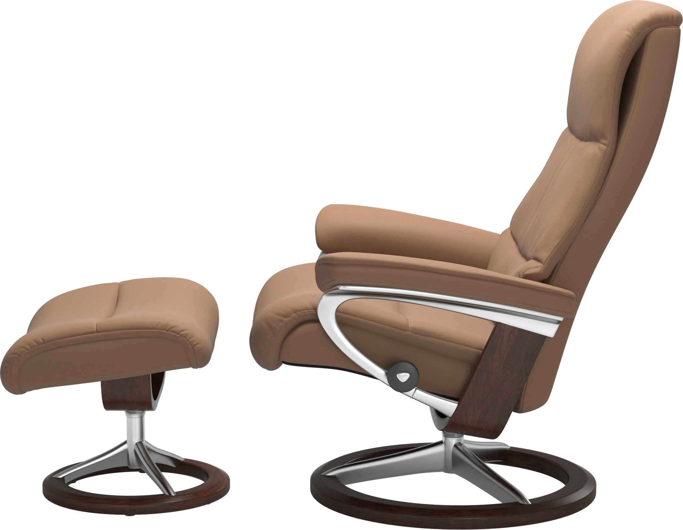 Stressless® Fußhocker »View« mit Signature Base,Gestell Braun