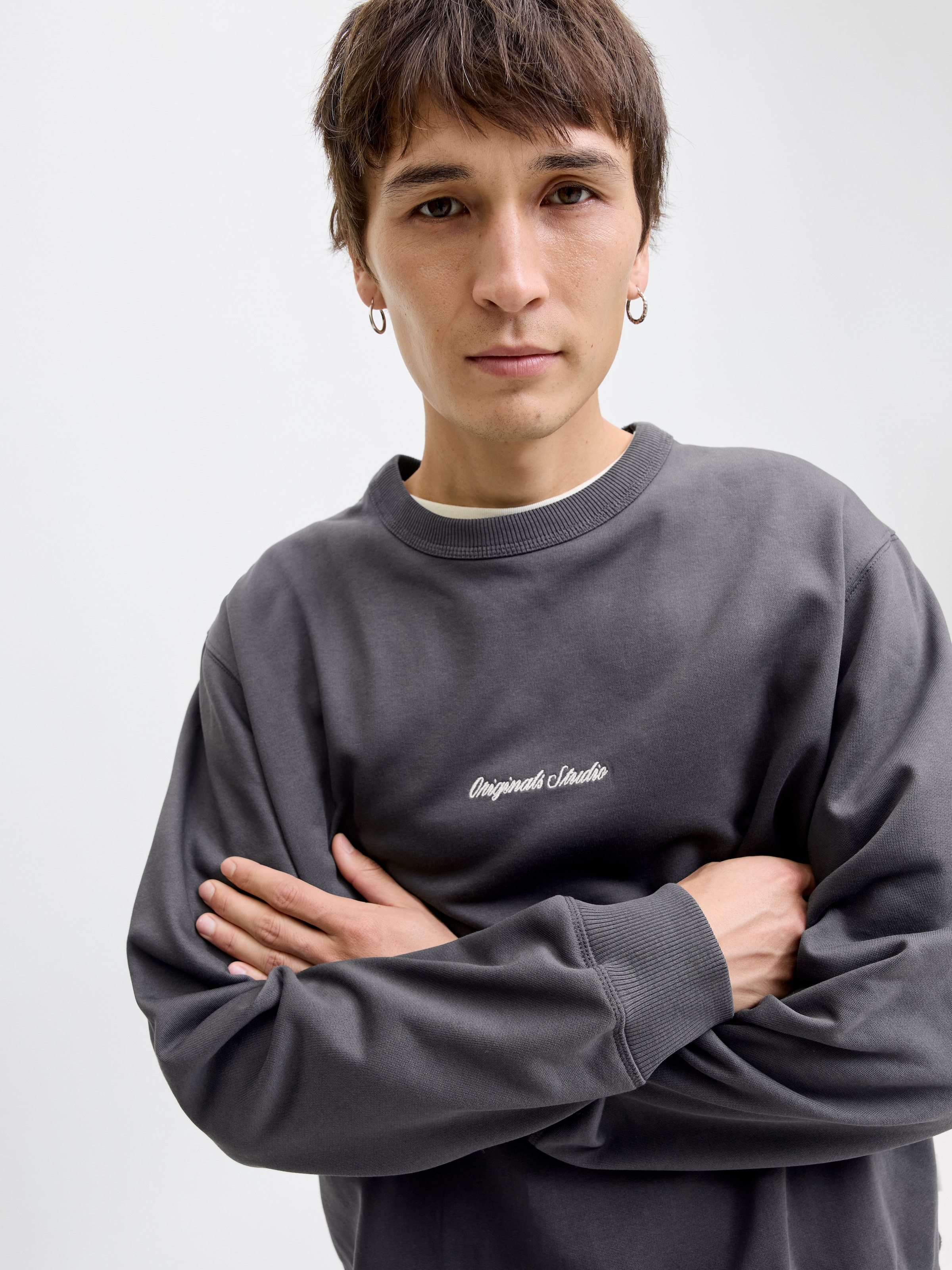 Jack & Jones Sweatshirt »JORNORREBRO EMB SWEAT CREW NOOS«