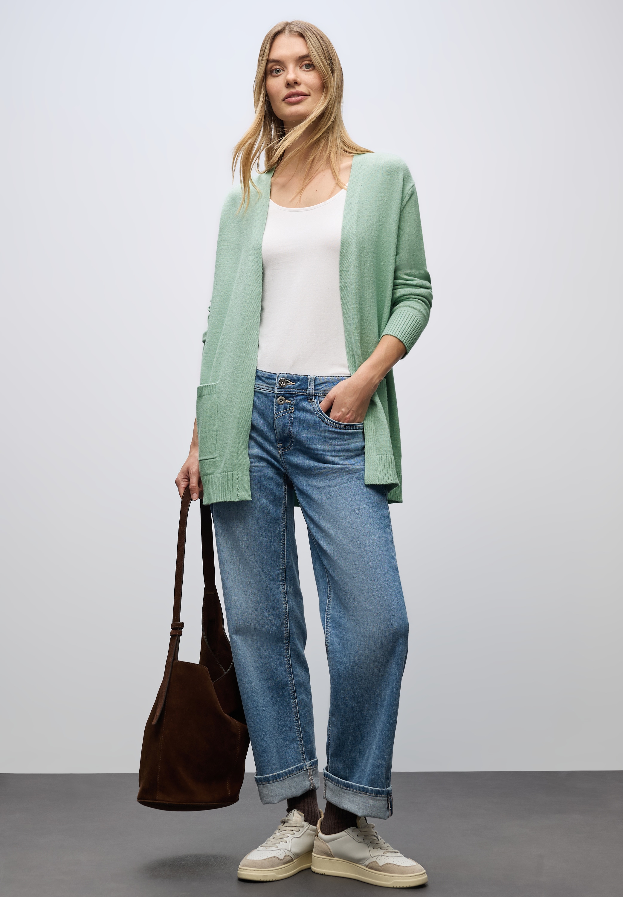 STREET ONE Cardigan ohne Verschluss, offen