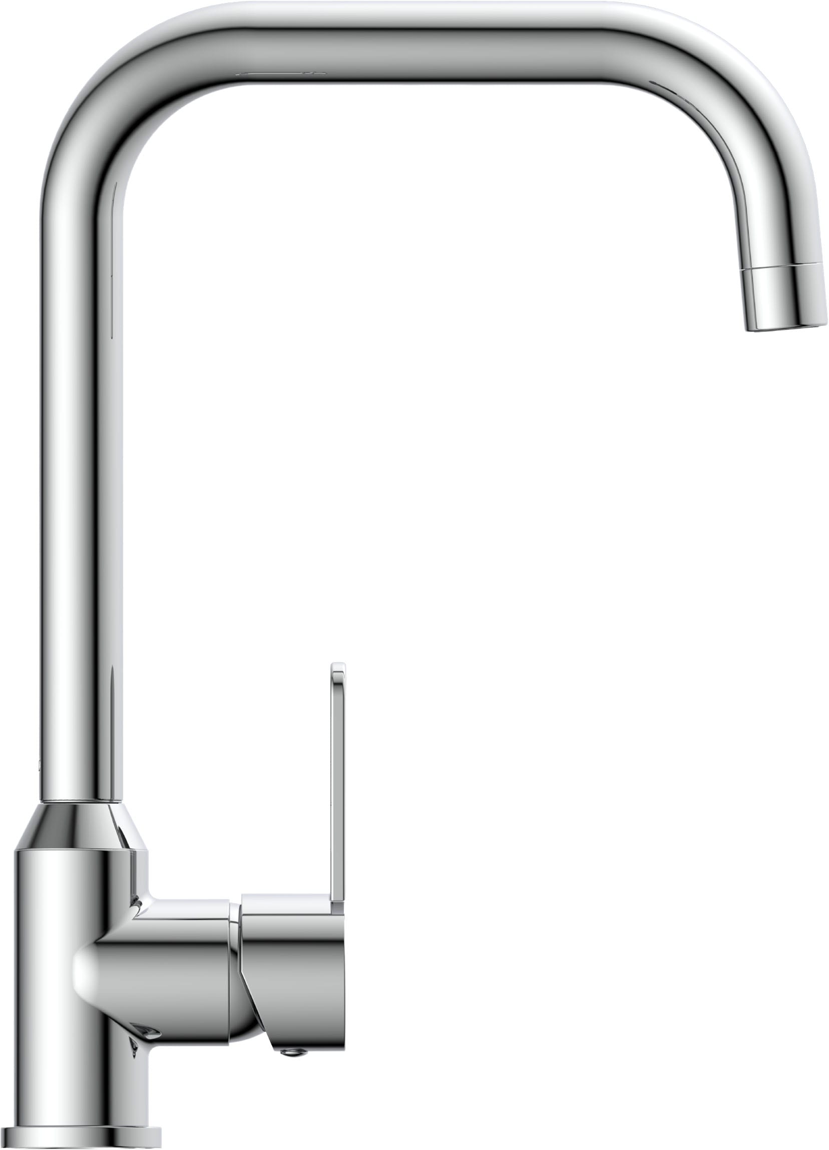 welltime Küchenarmatur »Mallorca« 180° Schwenkbereich, leise Mischdüse, 