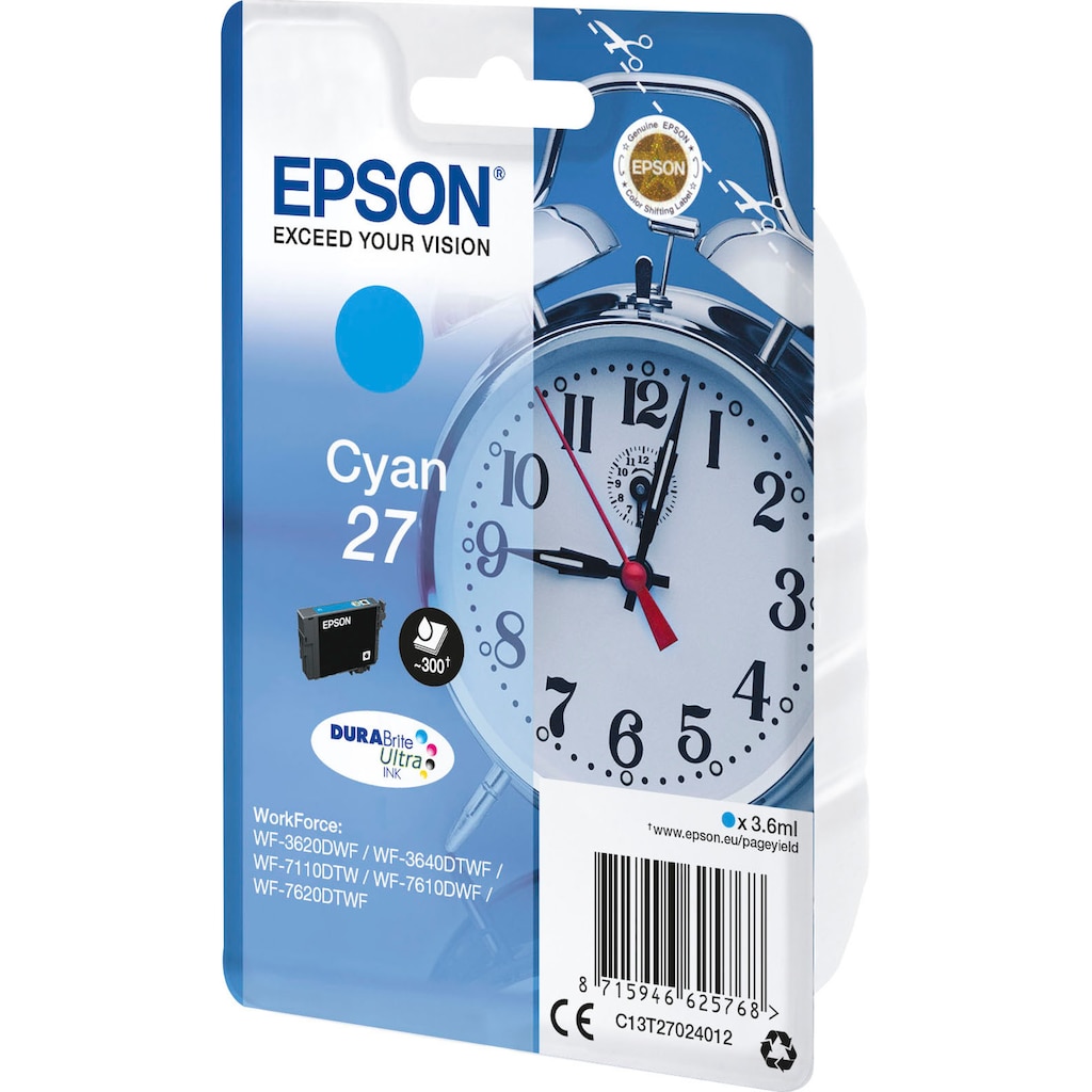 Epson Tintenpatrone »27 DURAbrite Ultra«, (Packung, 1 St.)