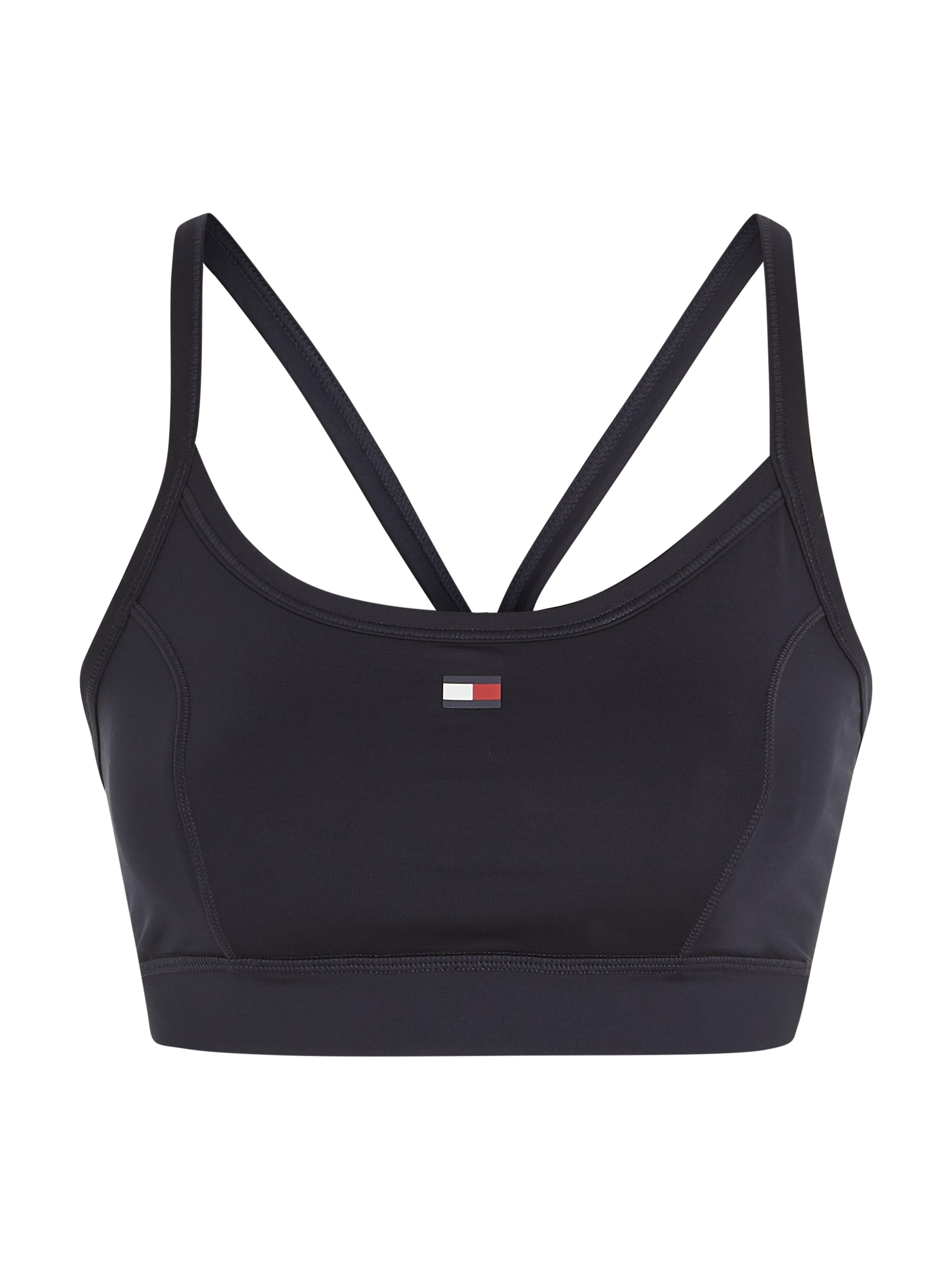 Tommy Hilfiger Sport Sport-Bustier »ESSENTIALS FLAG LOW INT BRA«, mit Trägern für leichten Halt