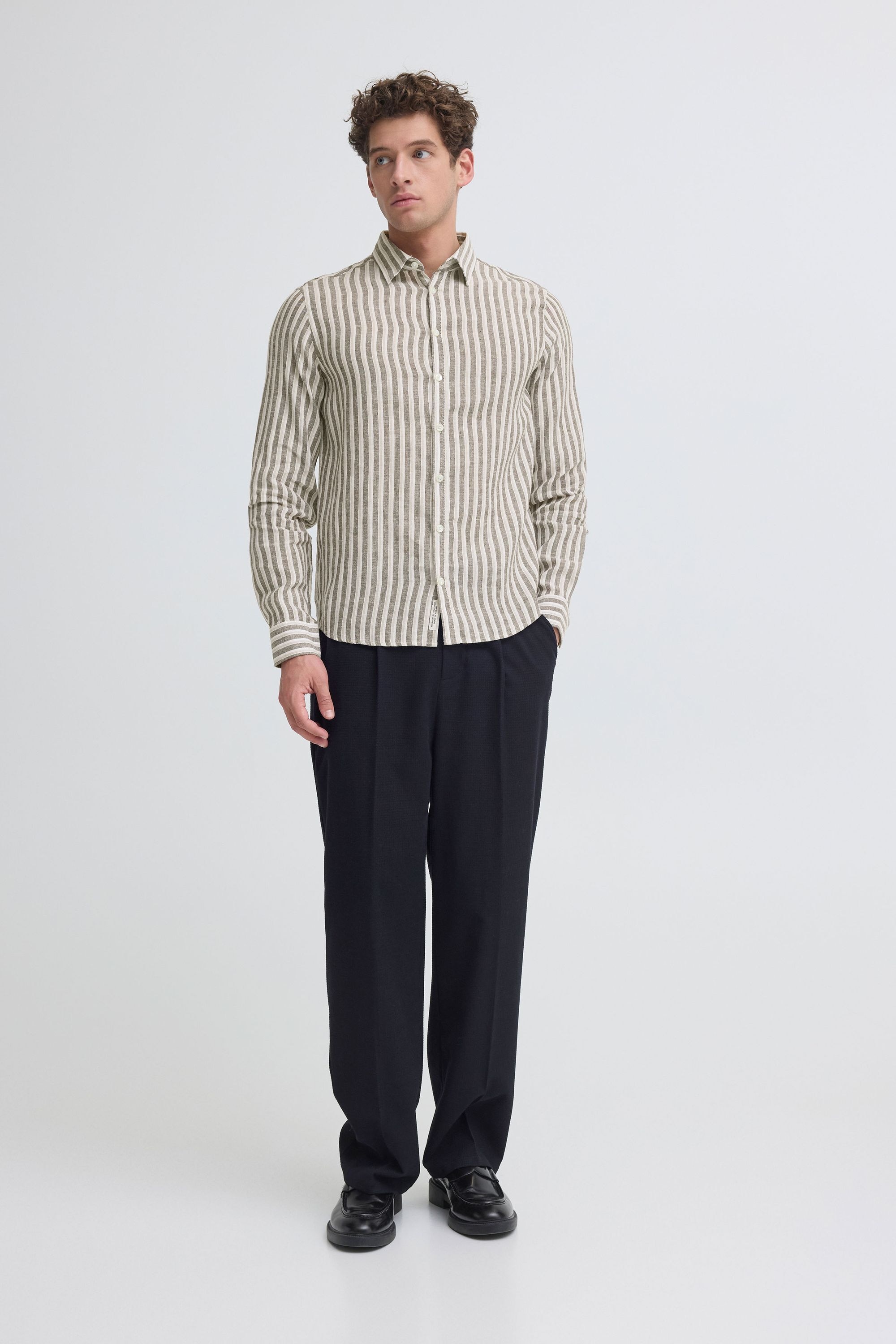 Casual Friday Leinenhemd »Leinenhemd CFRissa Linen Striped«