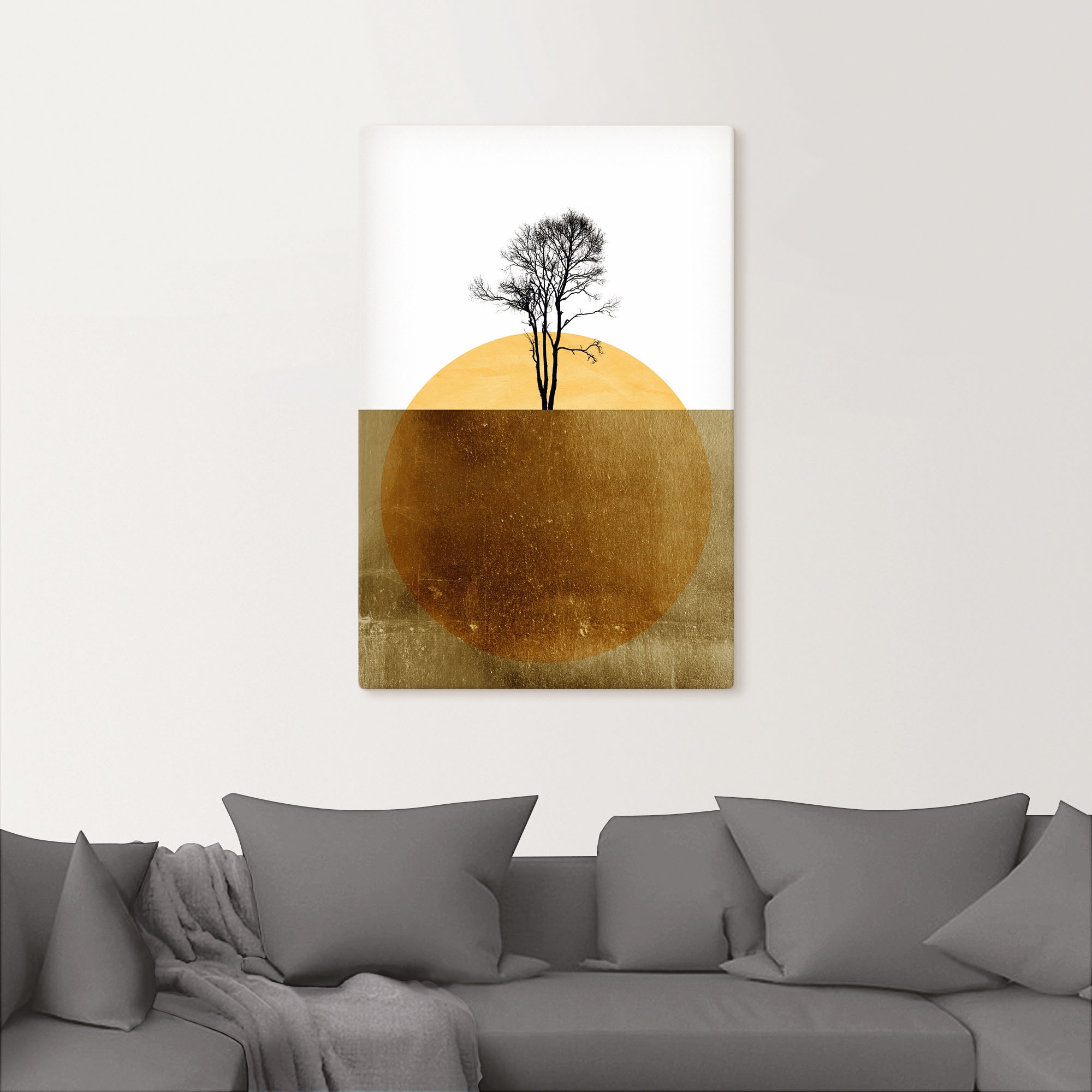 Artland Leinwandbild »Goldener Ozean« Meer Bilder 1 Stk. tlg. auf Holzrahmen gespannt