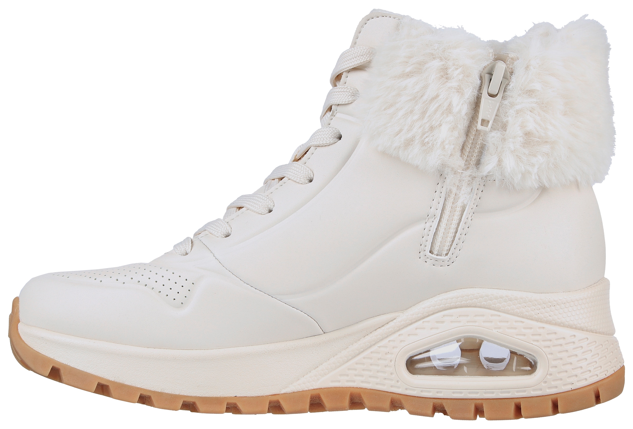 Skechers Schnürboots »UNO RUGGED - FALL AIR«, Winterboots mit Air-Cooled Memory Foam® Komfort-Innensohle