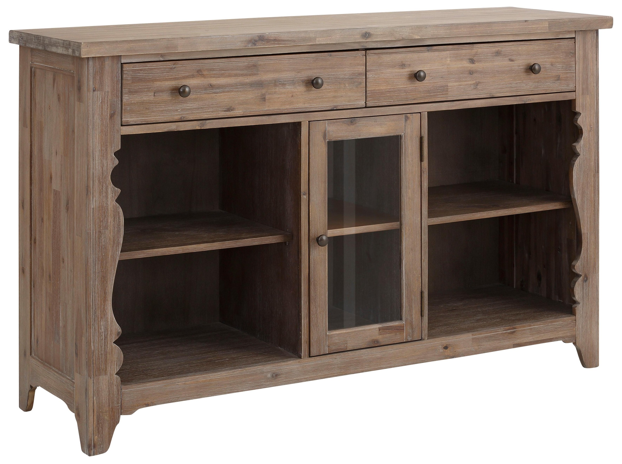 Home affaire Sideboard »Magnolia«, im rustikalem Flair, aus massivem Akazienholz