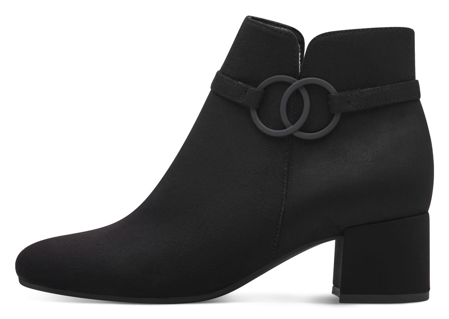 Tamaris Stiefelette, Blockabsatz, Businessschuh mit praktischem Innenreißverschluss